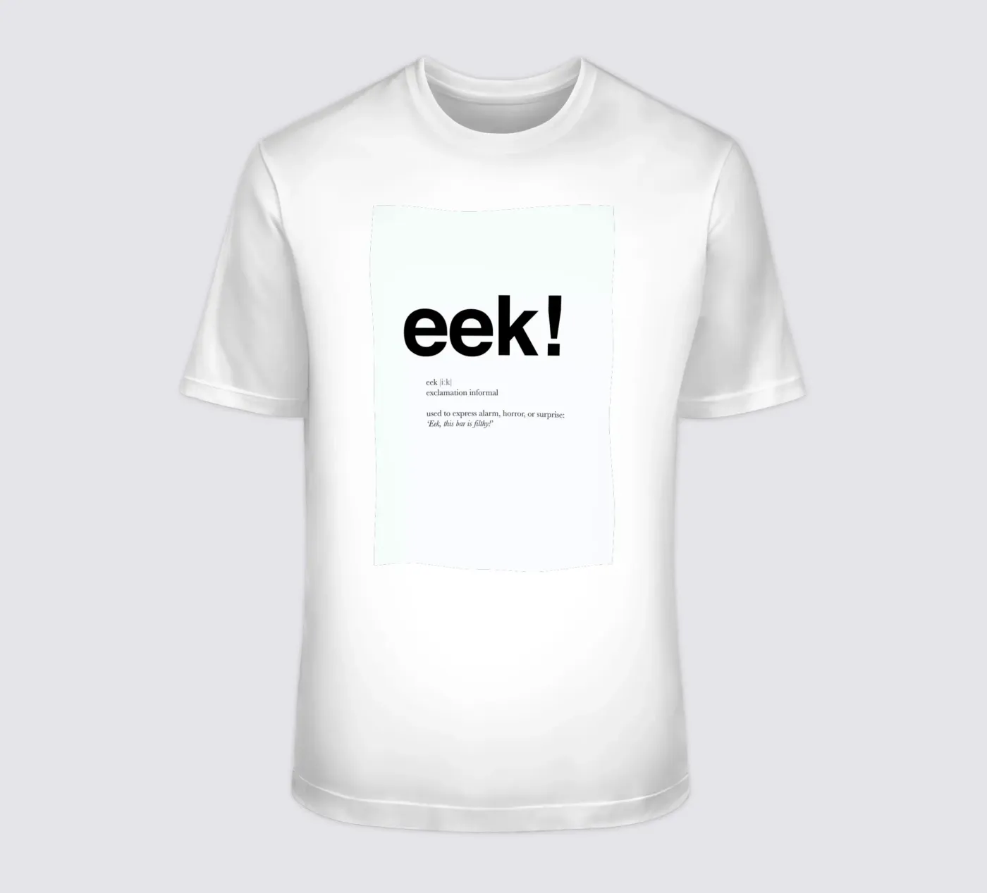 The eek interjection t-shirt da Matěj Kašpar Jirásek