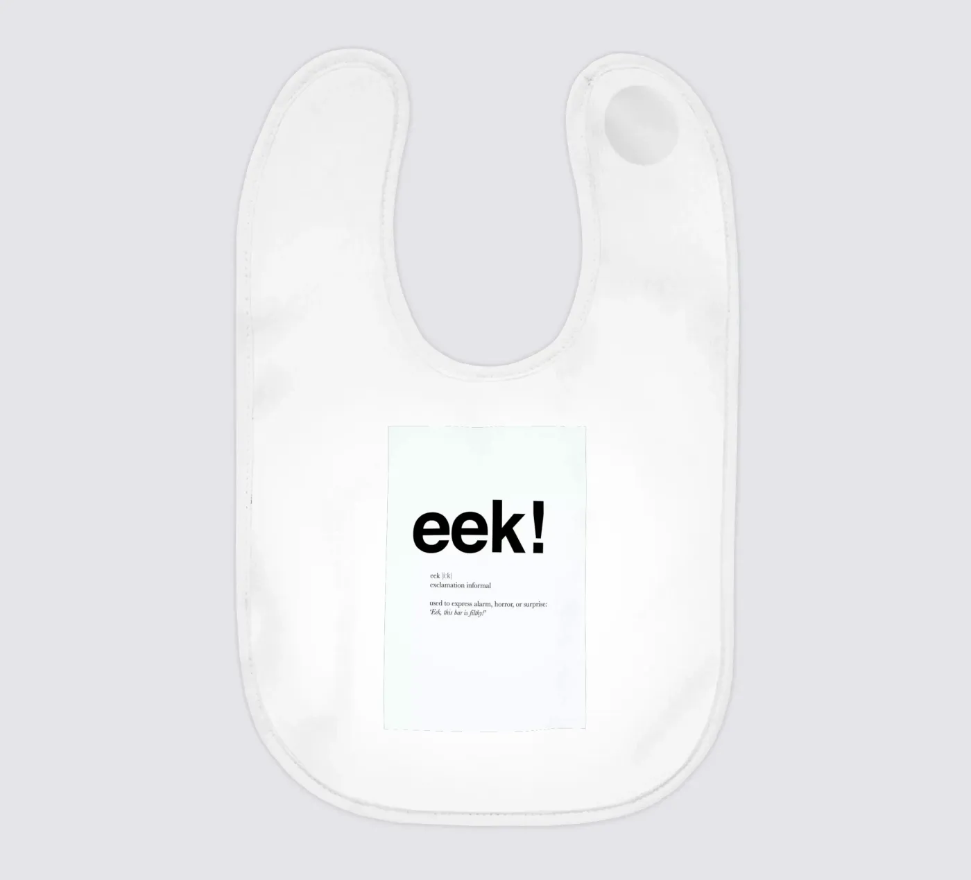 The eek interjection Babylätzchen von Matěj Kašpar Jirásek