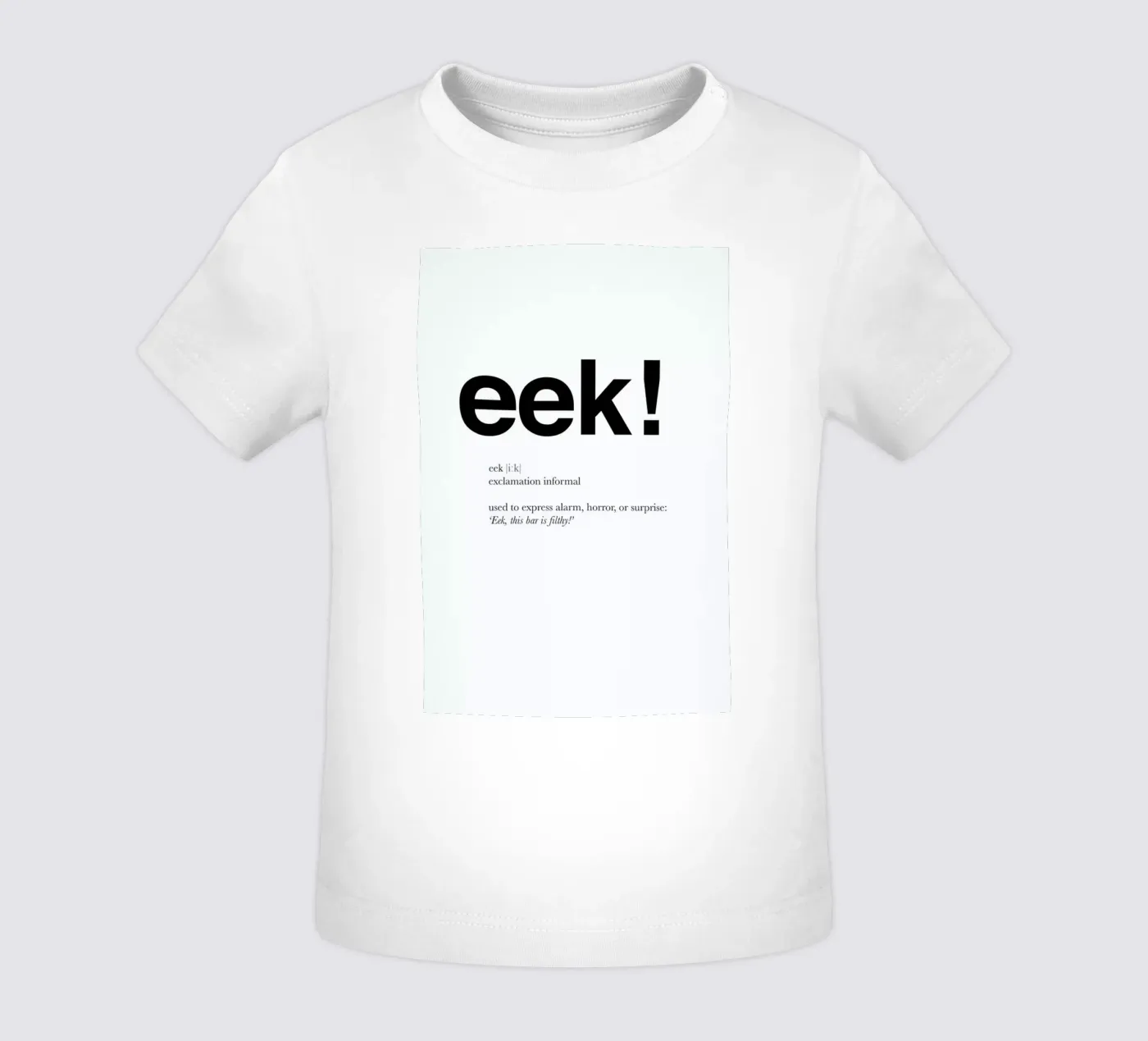The eek interjection maglietta neonato da Matěj Kašpar Jirásek