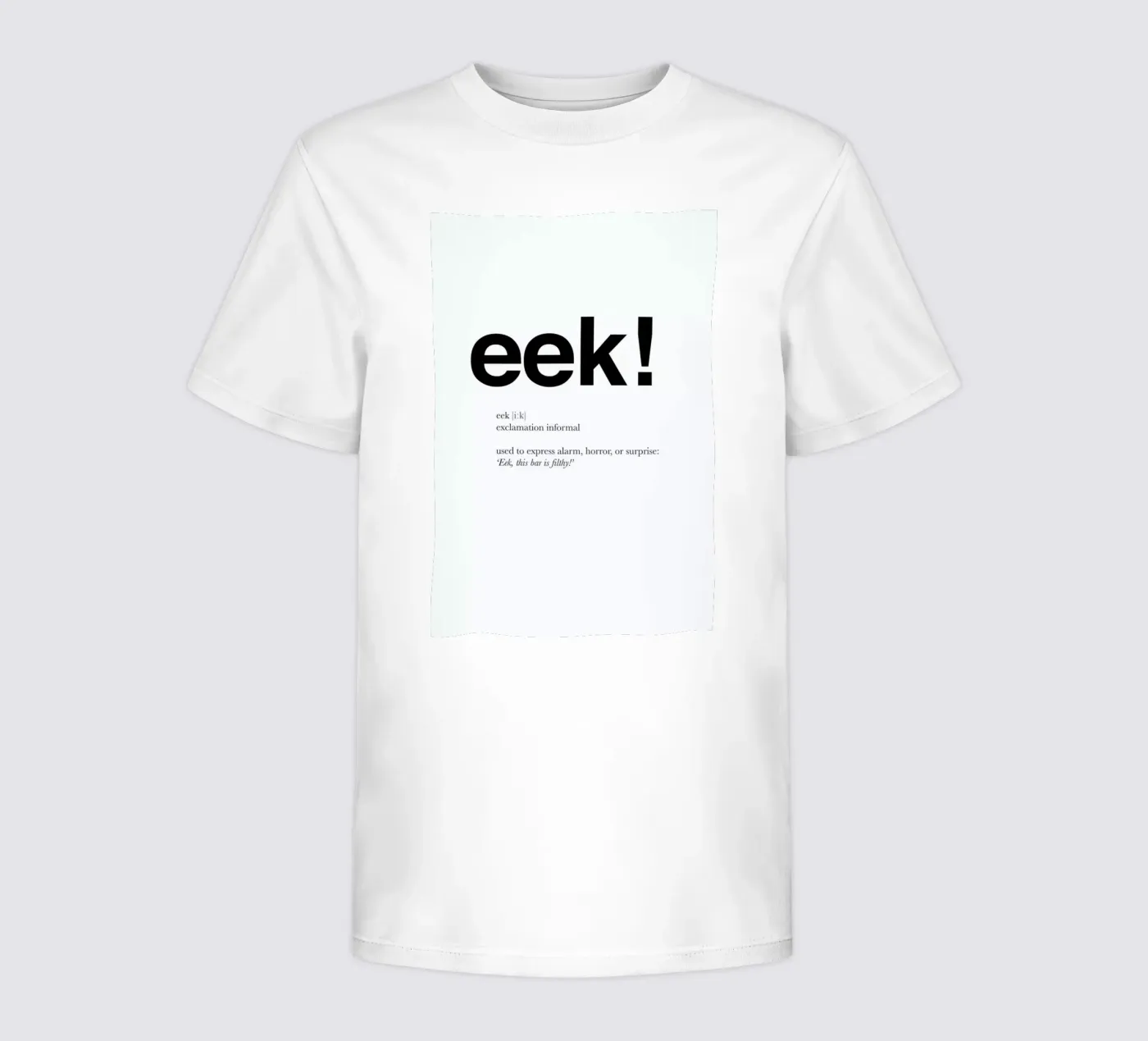 The eek interjection Kinder T-Shirt von Matěj Kašpar Jirásek