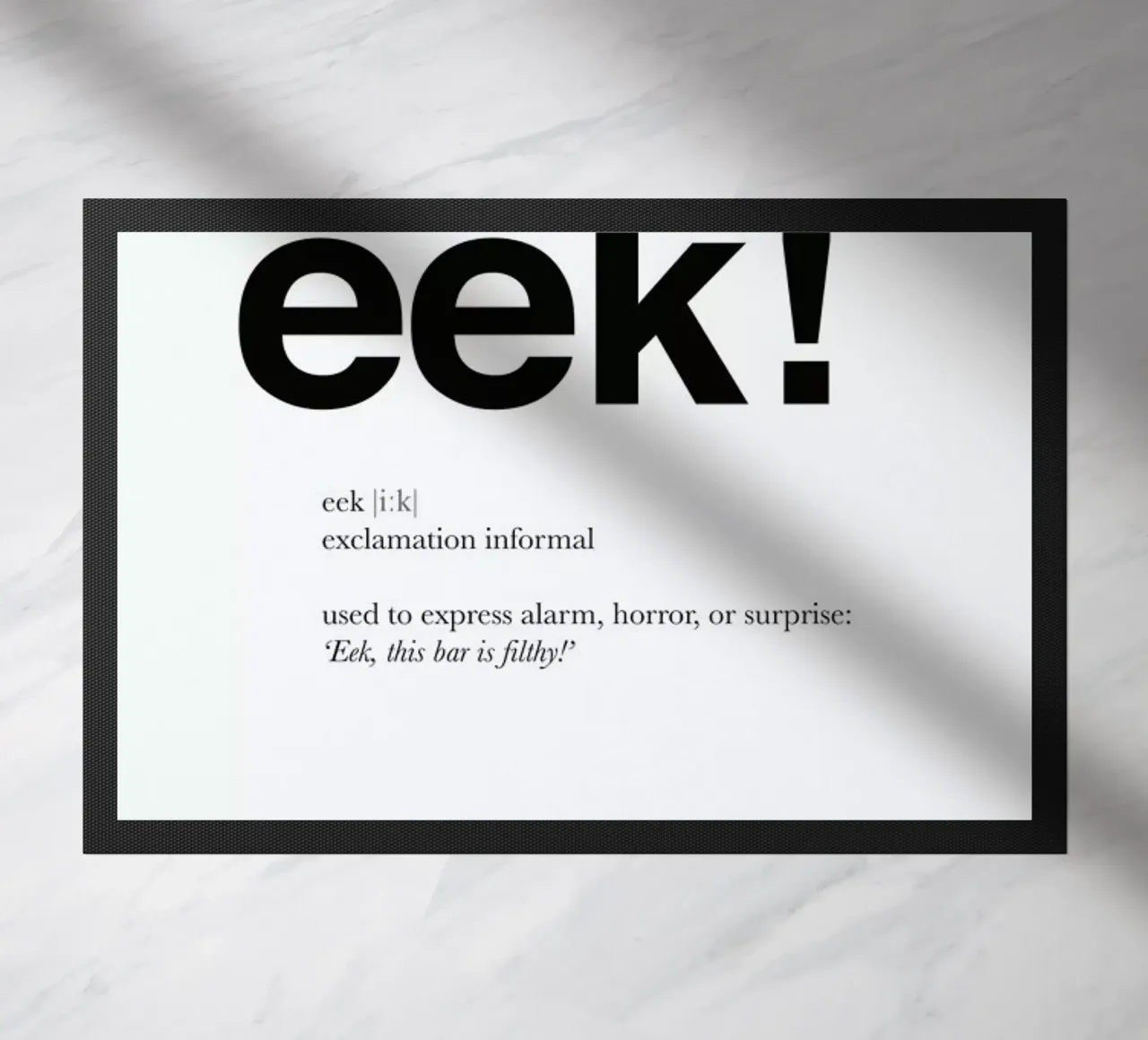 The eek interjection zerbino da Matěj Kašpar Jirásek