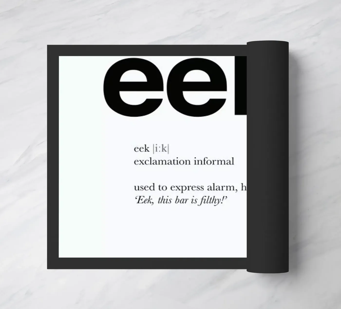 The eek interjection deurmat van Matěj Kašpar Jirásek