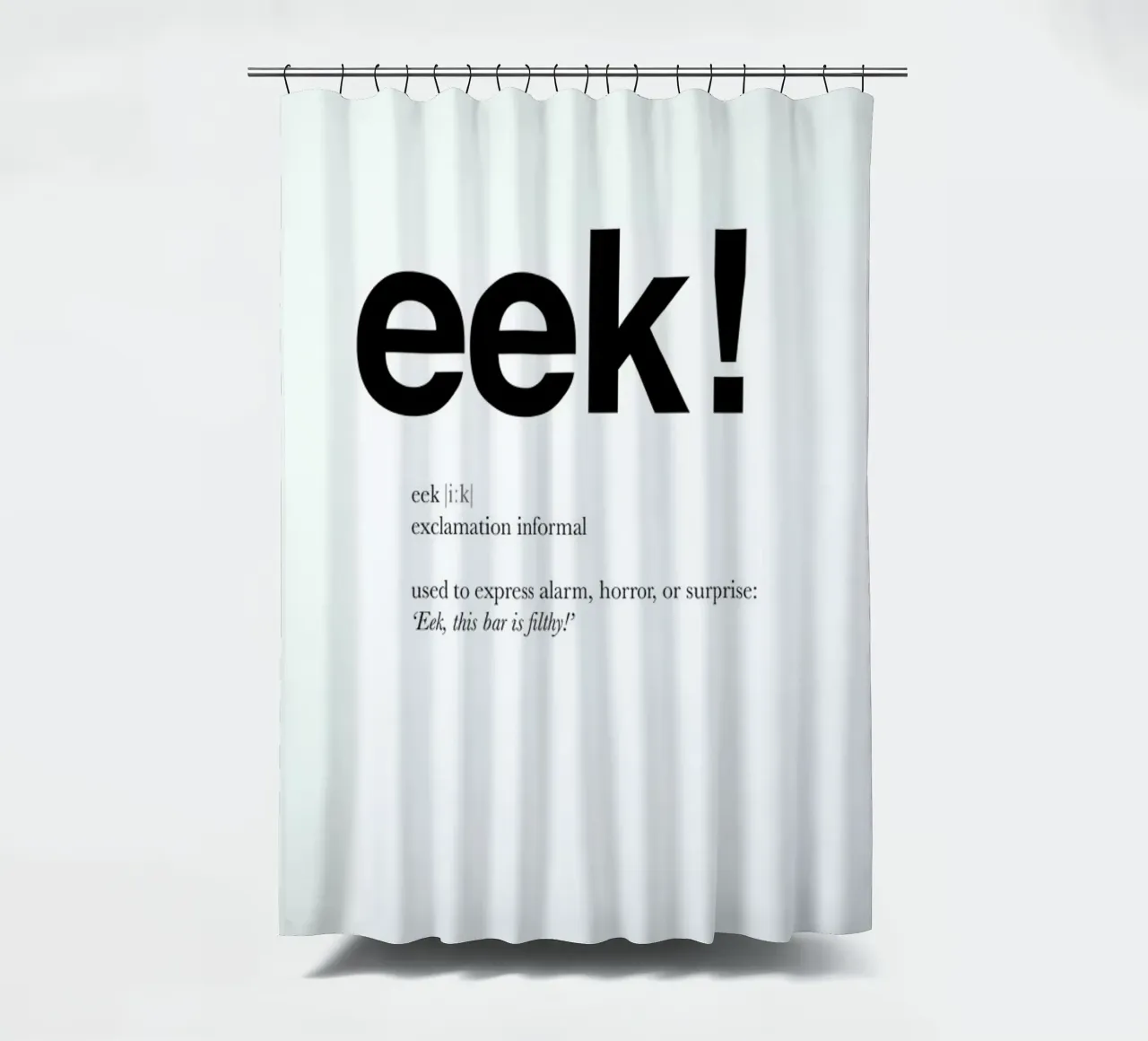 The eek interjection douchegordijn van Matěj Kašpar Jirásek