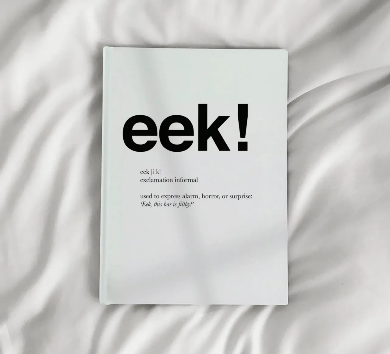 The eek interjection notebook by Matěj Kašpar Jirásek