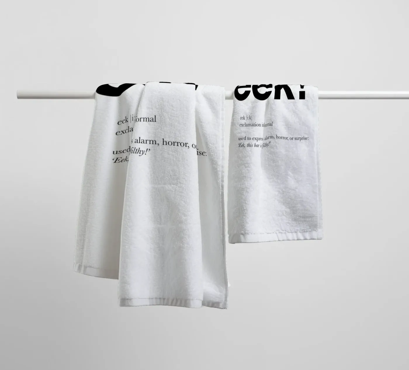 The eek interjection Handtuch von Matěj Kašpar Jirásek