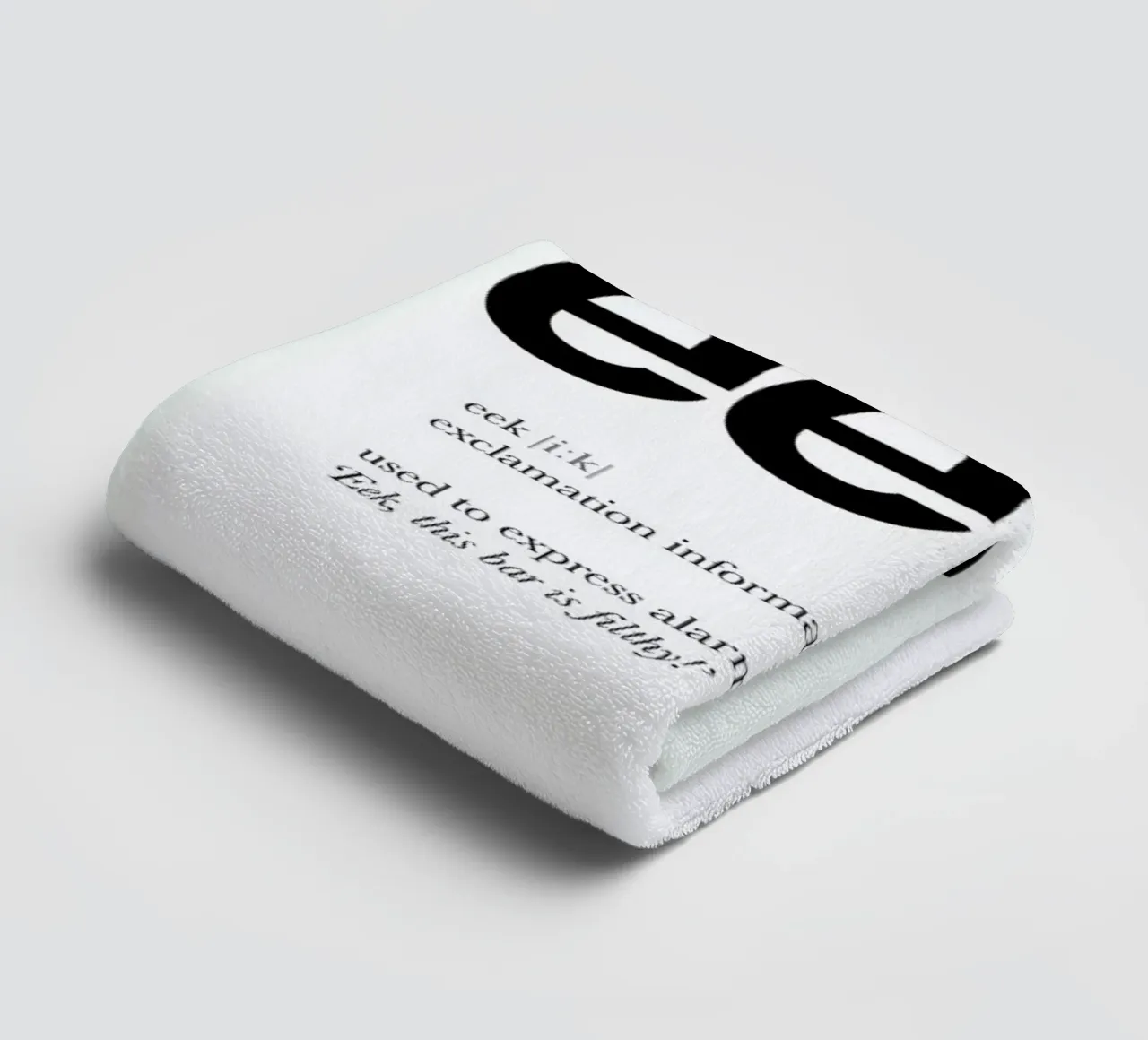 The eek interjection badhanddoek van Matěj Kašpar Jirásek