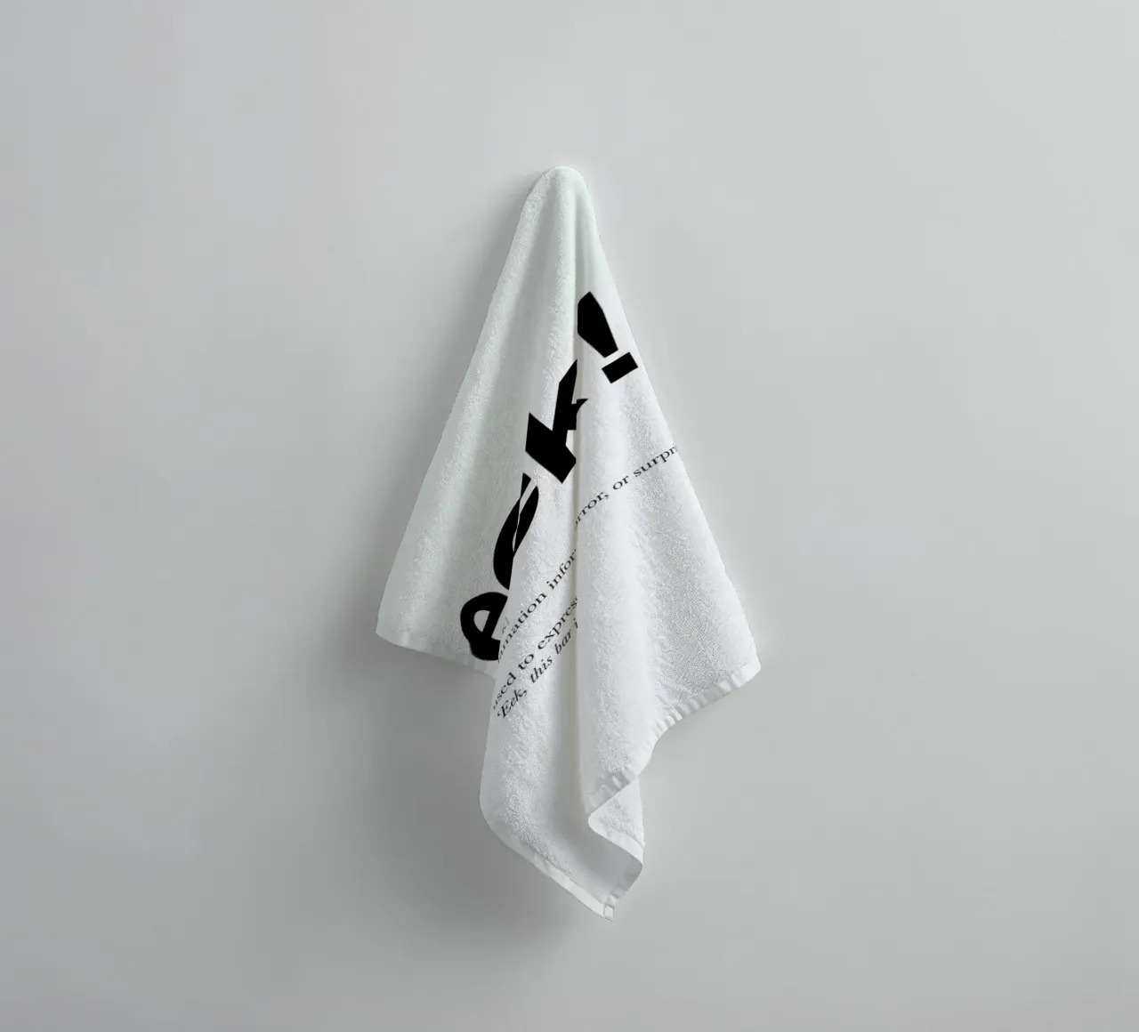 The eek interjection badhanddoek van Matěj Kašpar Jirásek