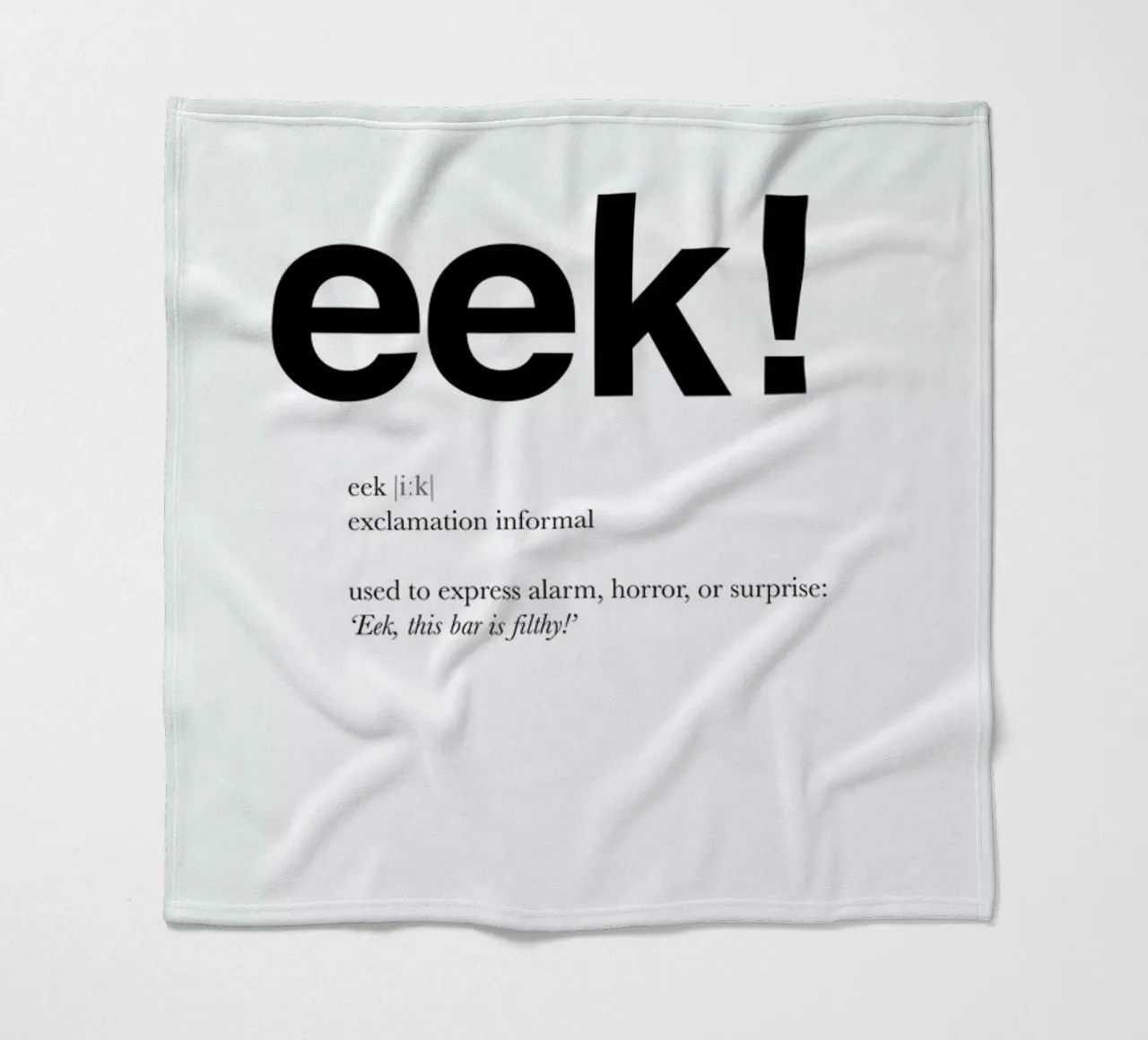 The eek interjection Fleecedecke von Matěj Kašpar Jirásek