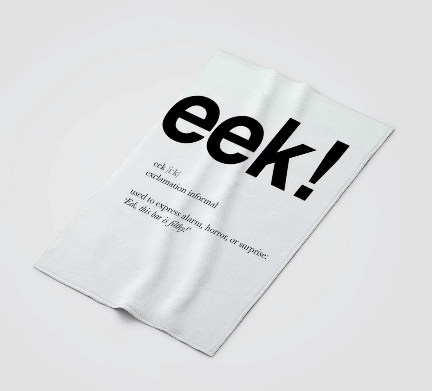 The eek interjection Fleecedecke von Matěj Kašpar Jirásek