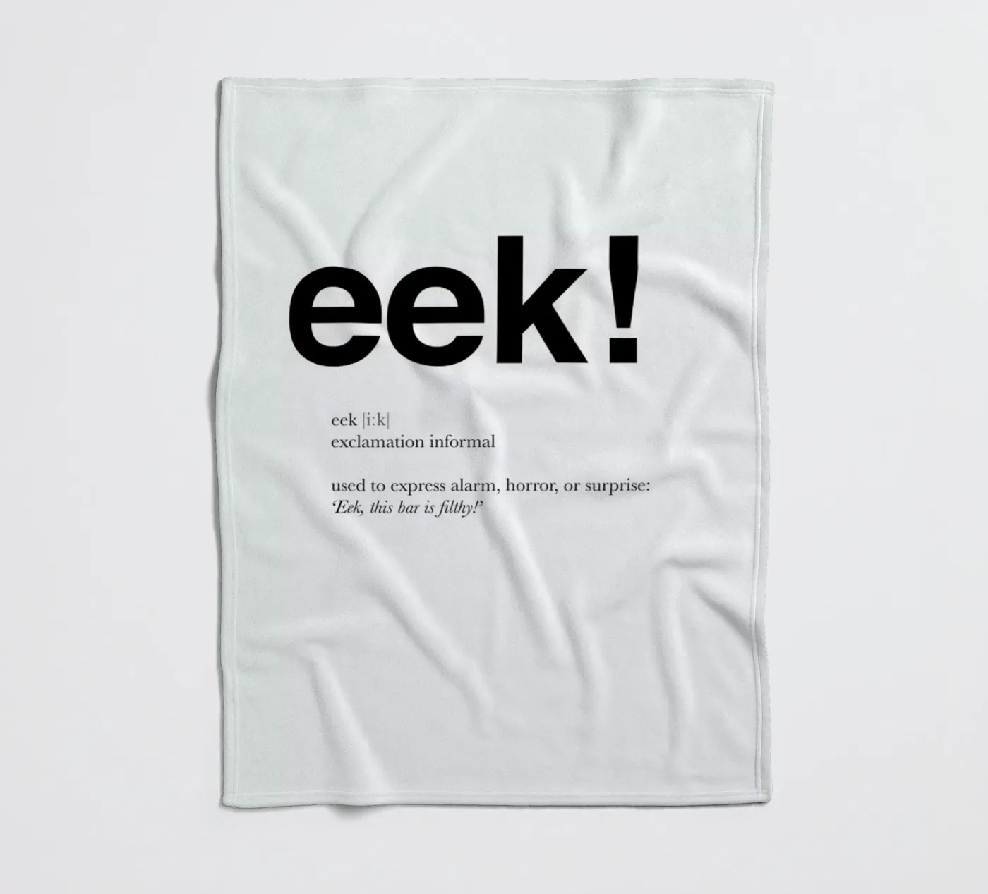 The eek interjection Fleecedecke von Matěj Kašpar Jirásek