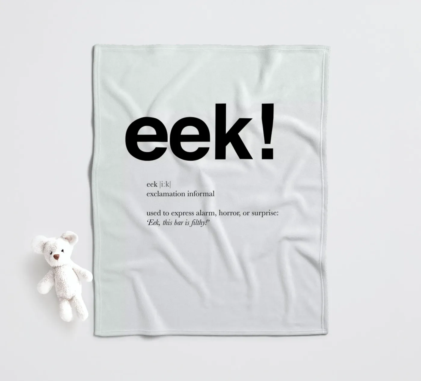 The eek interjection Fleecedecke von Matěj Kašpar Jirásek