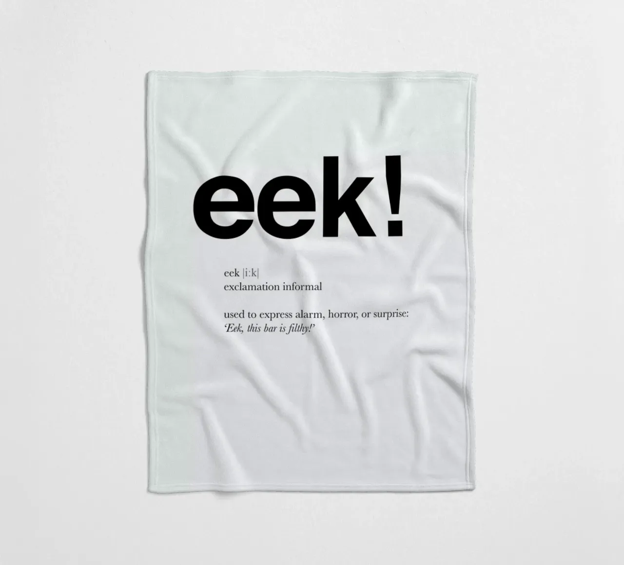 The eek interjection Fleecedecke von Matěj Kašpar Jirásek