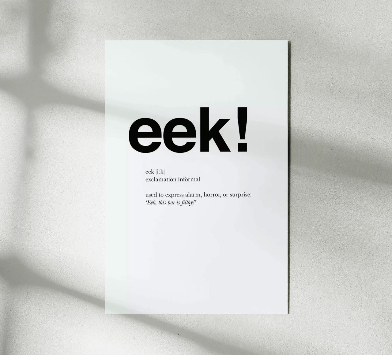 The eek interjection alluminio dibond da Matěj Kašpar Jirásek
