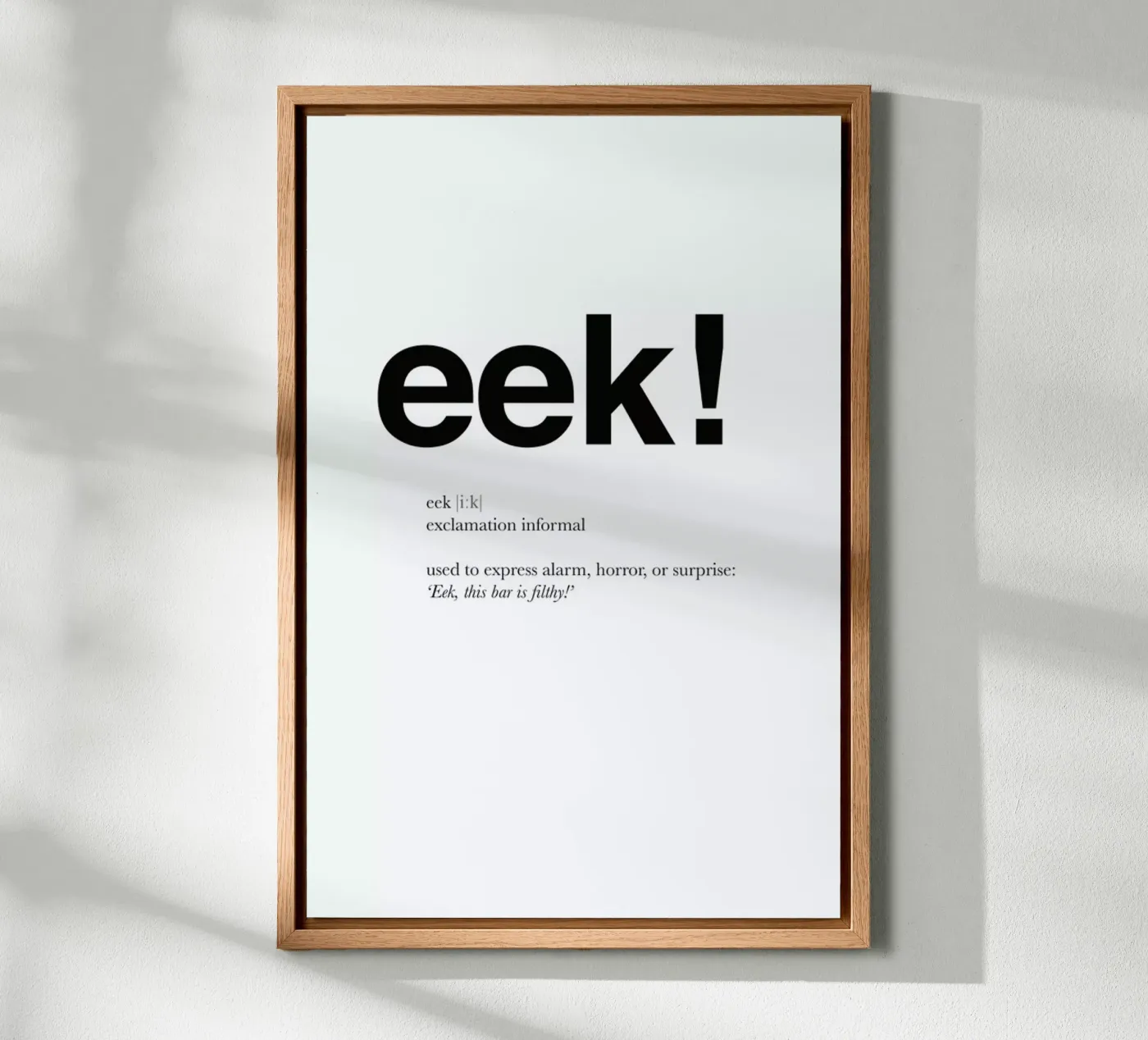 The eek interjection canvas van Matěj Kašpar Jirásek