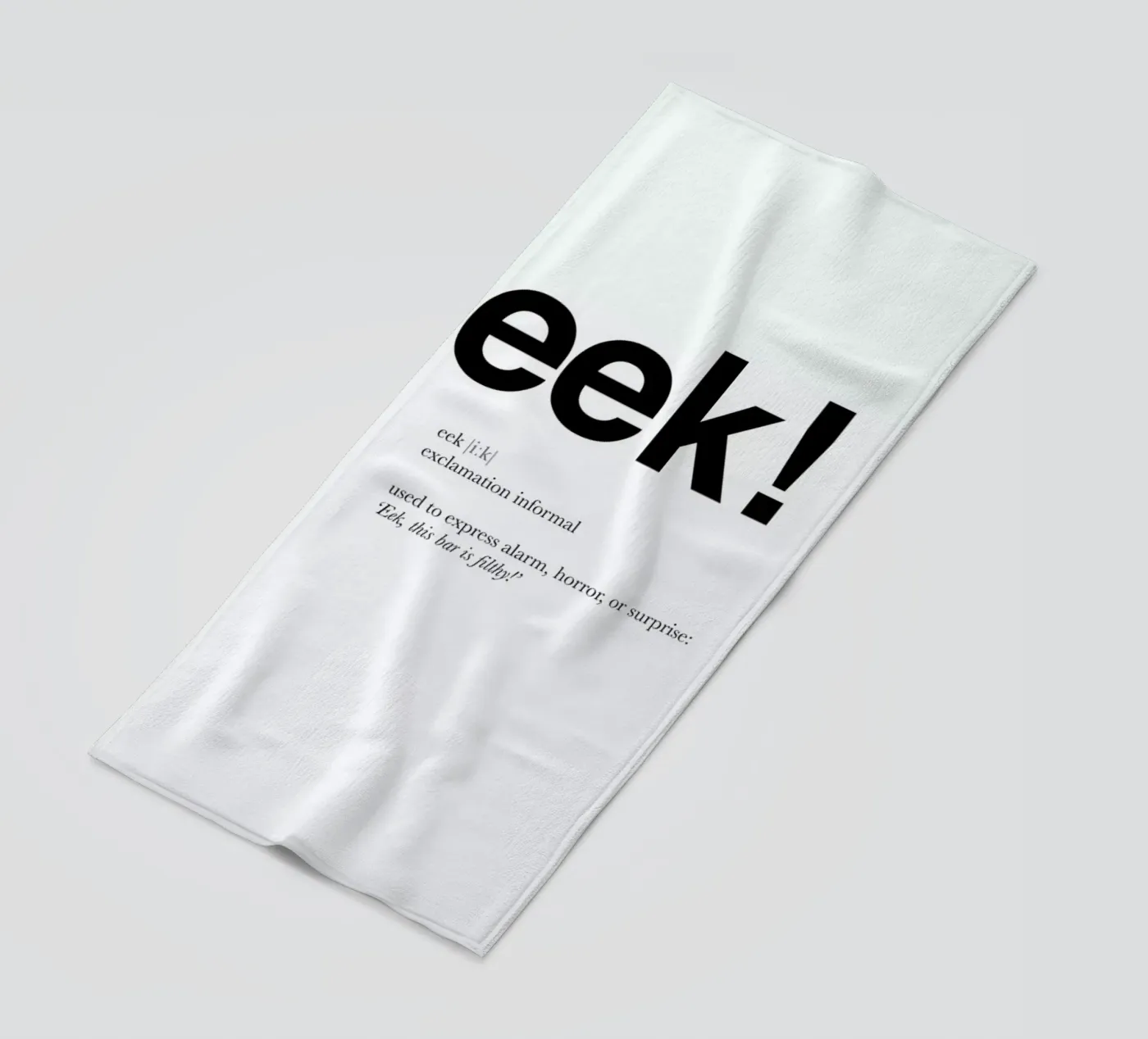 The eek interjection Strandtuch von Matěj Kašpar Jirásek