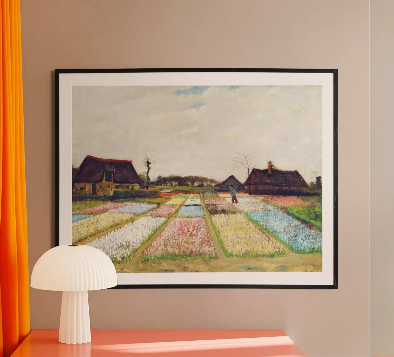 Vincent van Gogh - Aiuole in Olanda (1883) poster da Venus Art