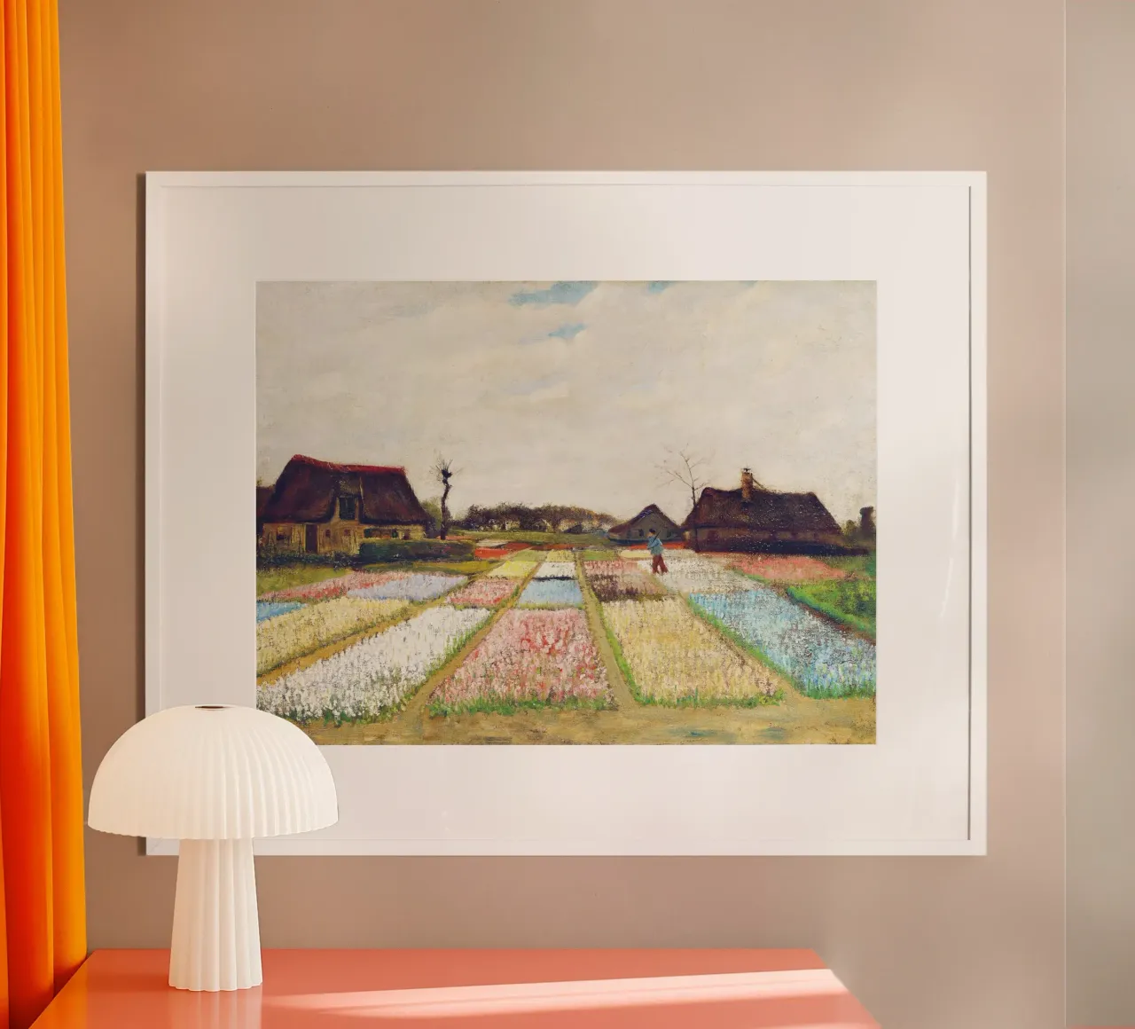 Vincent van Gogh - Aiuole in Olanda (1883) poster da Venus Art