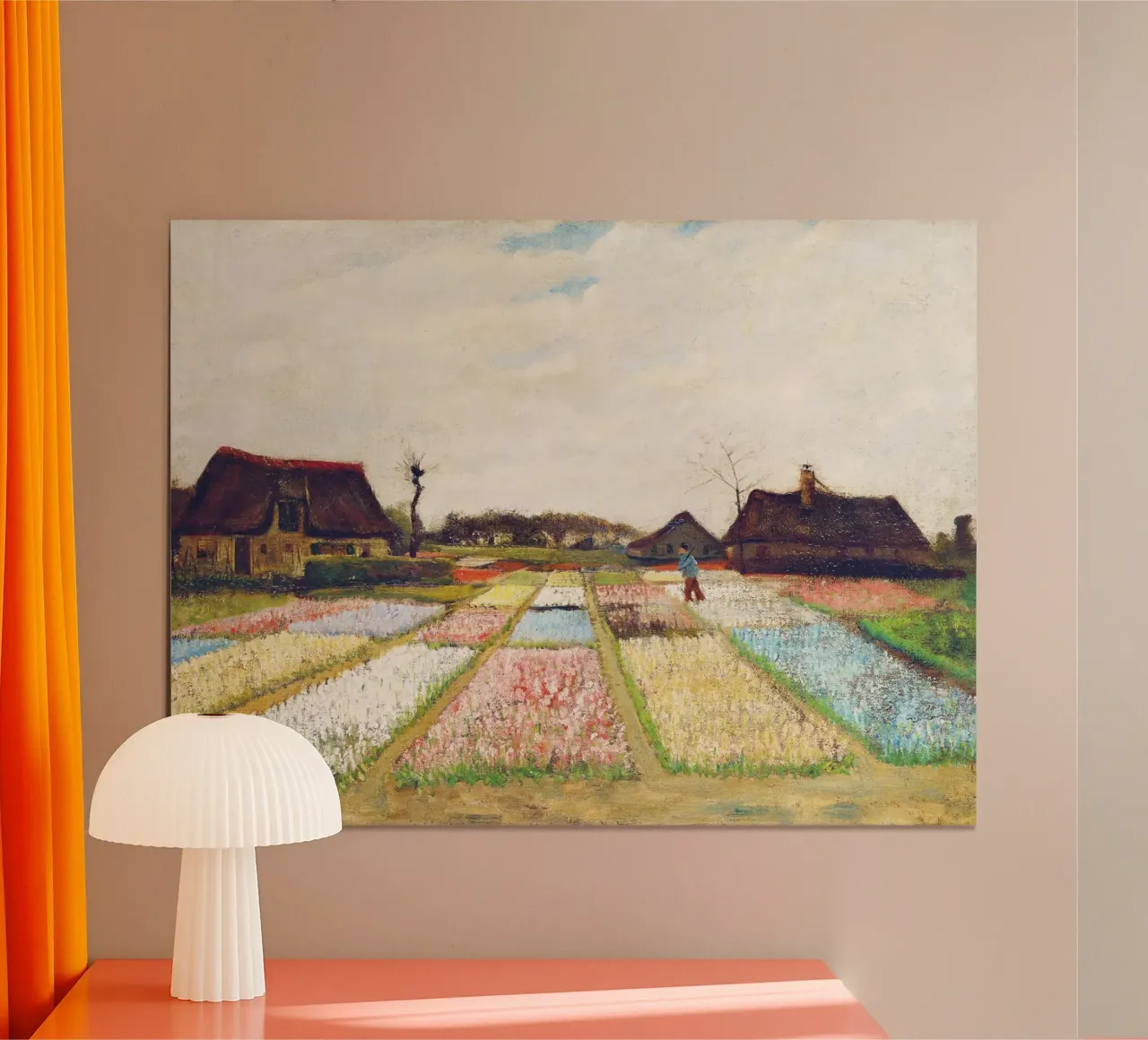 Vincent van Gogh - Aiuole in Olanda (1883) poster da Venus Art