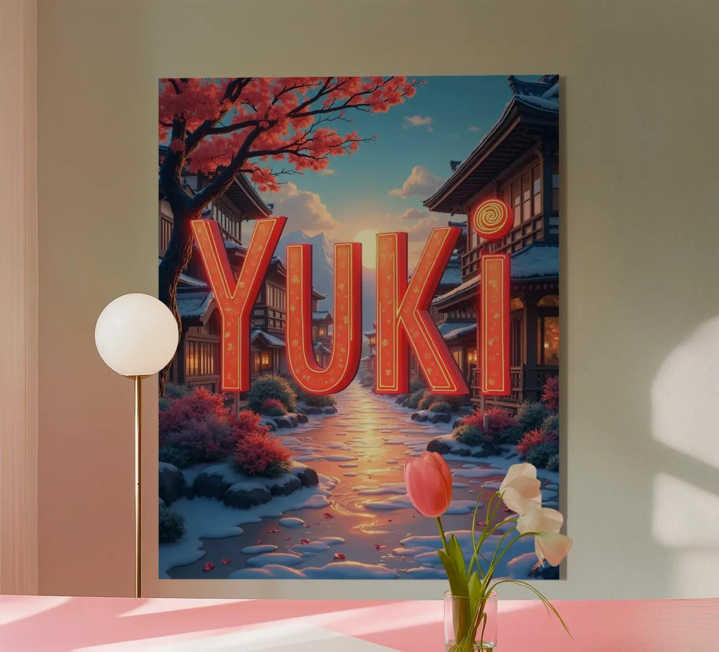 Yuki plexiglas de CASTILO Namengalerie