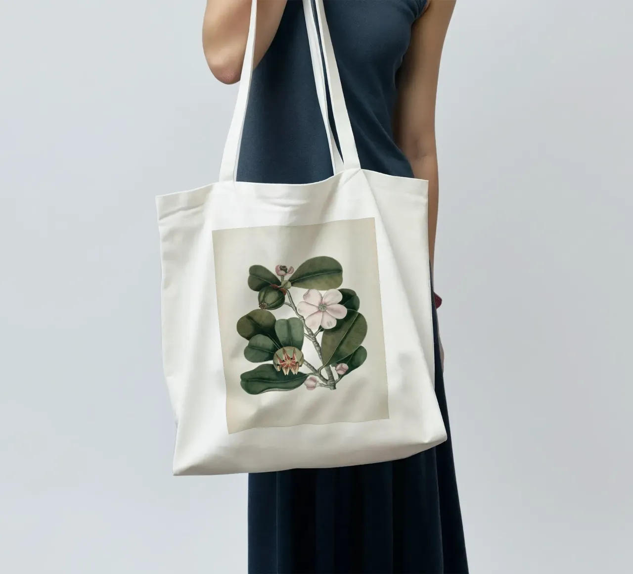 Vintage Catesby 2 Cenchramidea Arbor borsa in juta da Vintage Print Collection