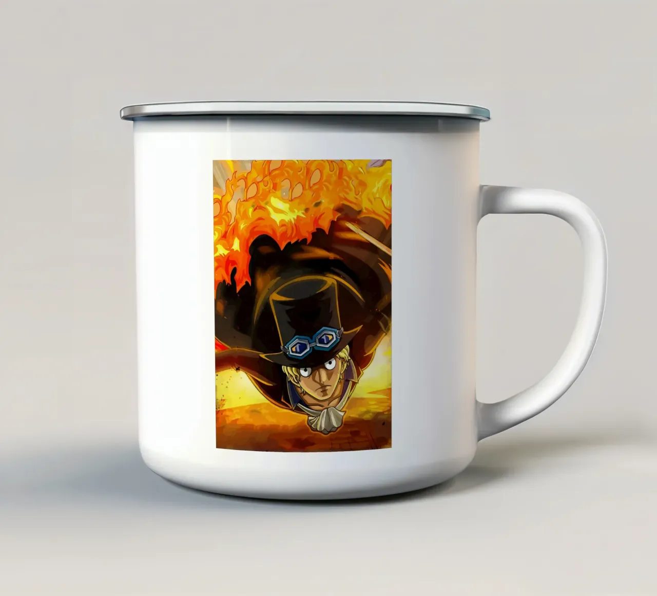 Sabo One Piece tazza in smalto da Dumery Art