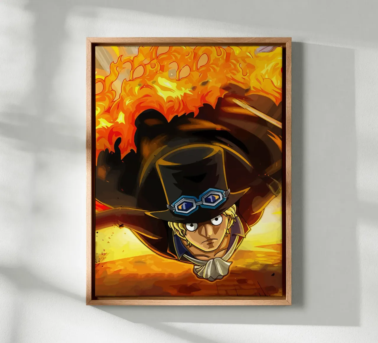 Sabo One Piece tela con Cornice a cassetta da Dumery Art