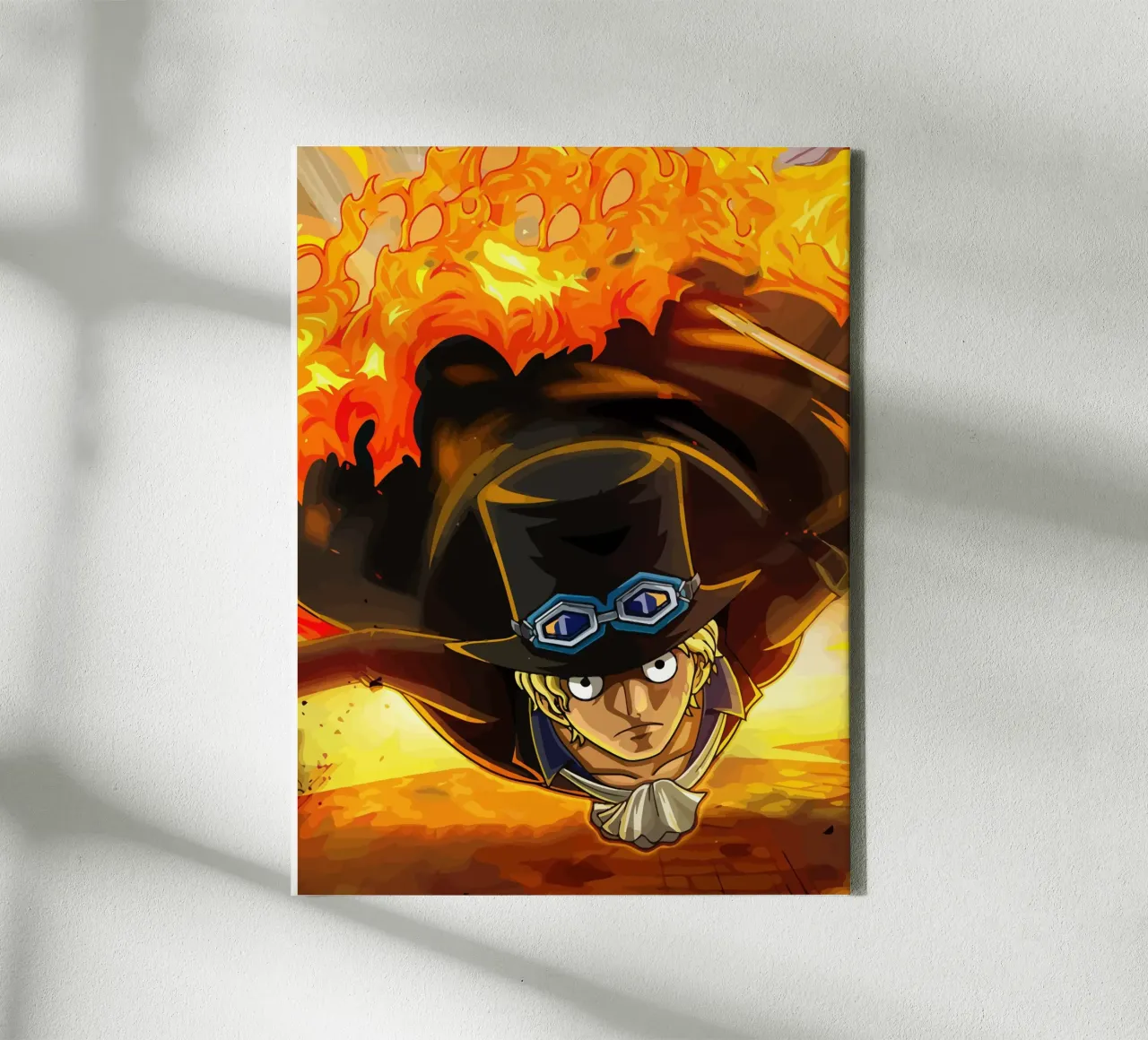 Sabo One Piece tela con Cornice a cassetta da Dumery Art