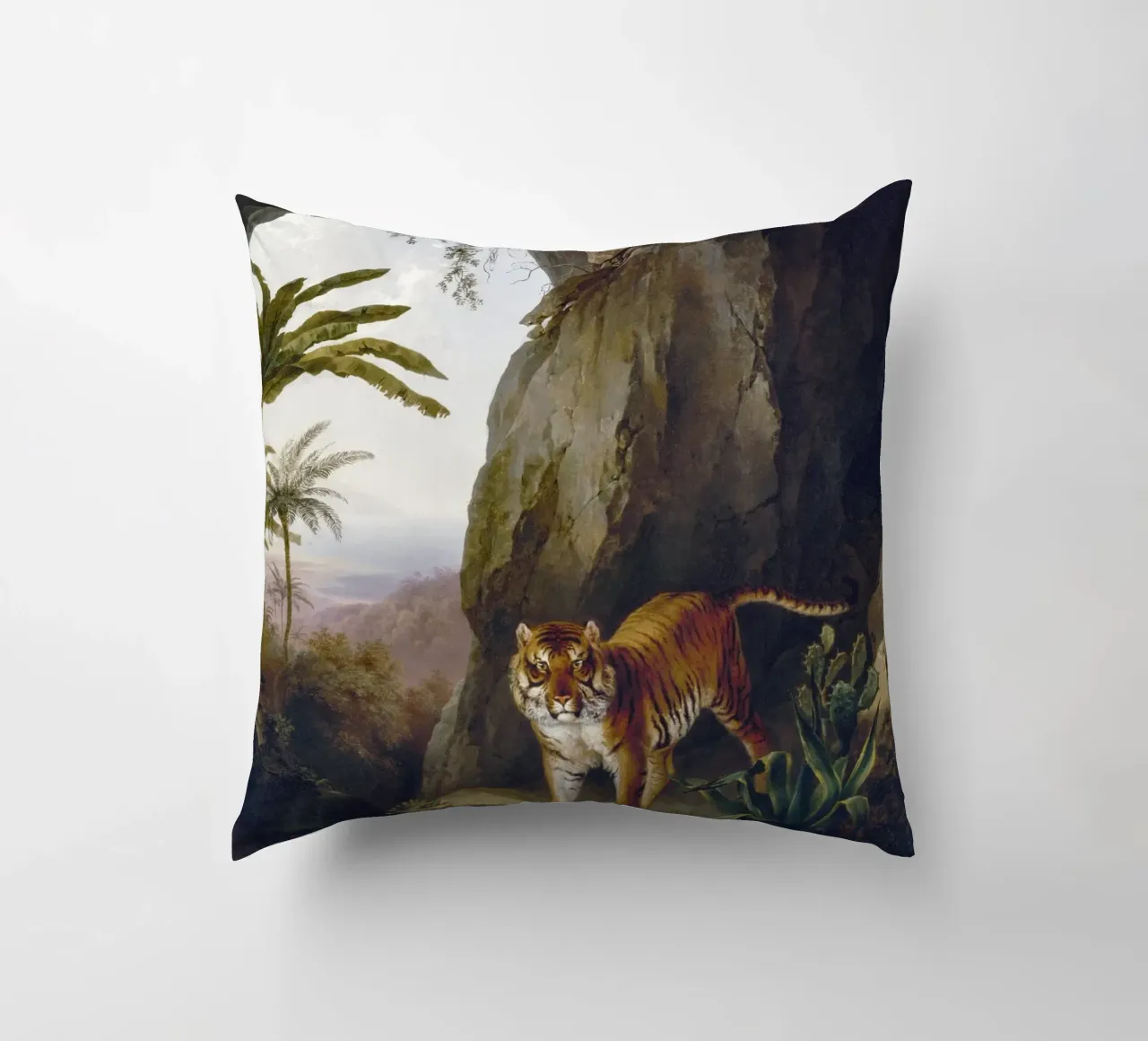 Tiger in a Cave cuscino da vintageshop