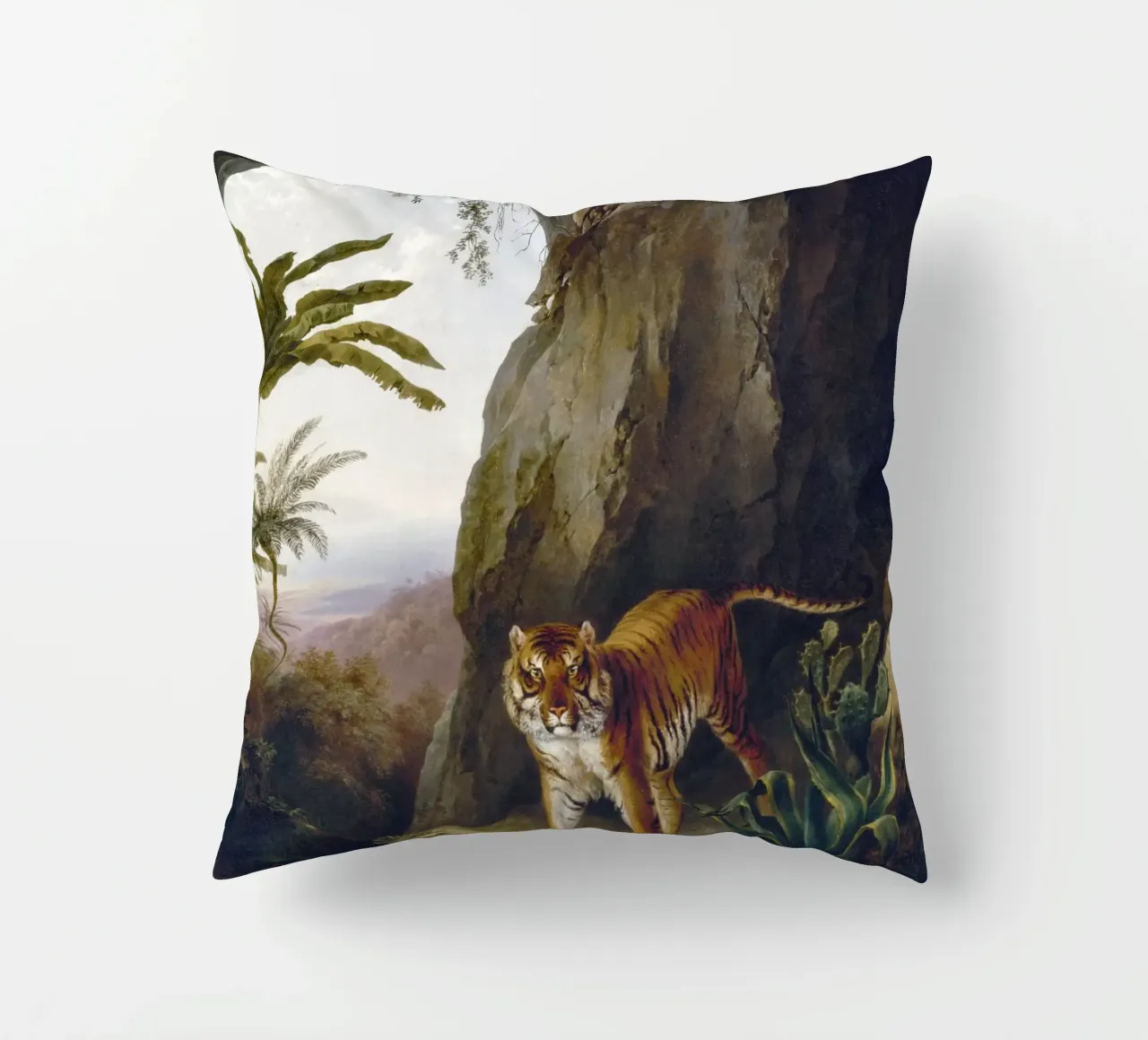 Tiger in a Cave cuscino da vintageshop