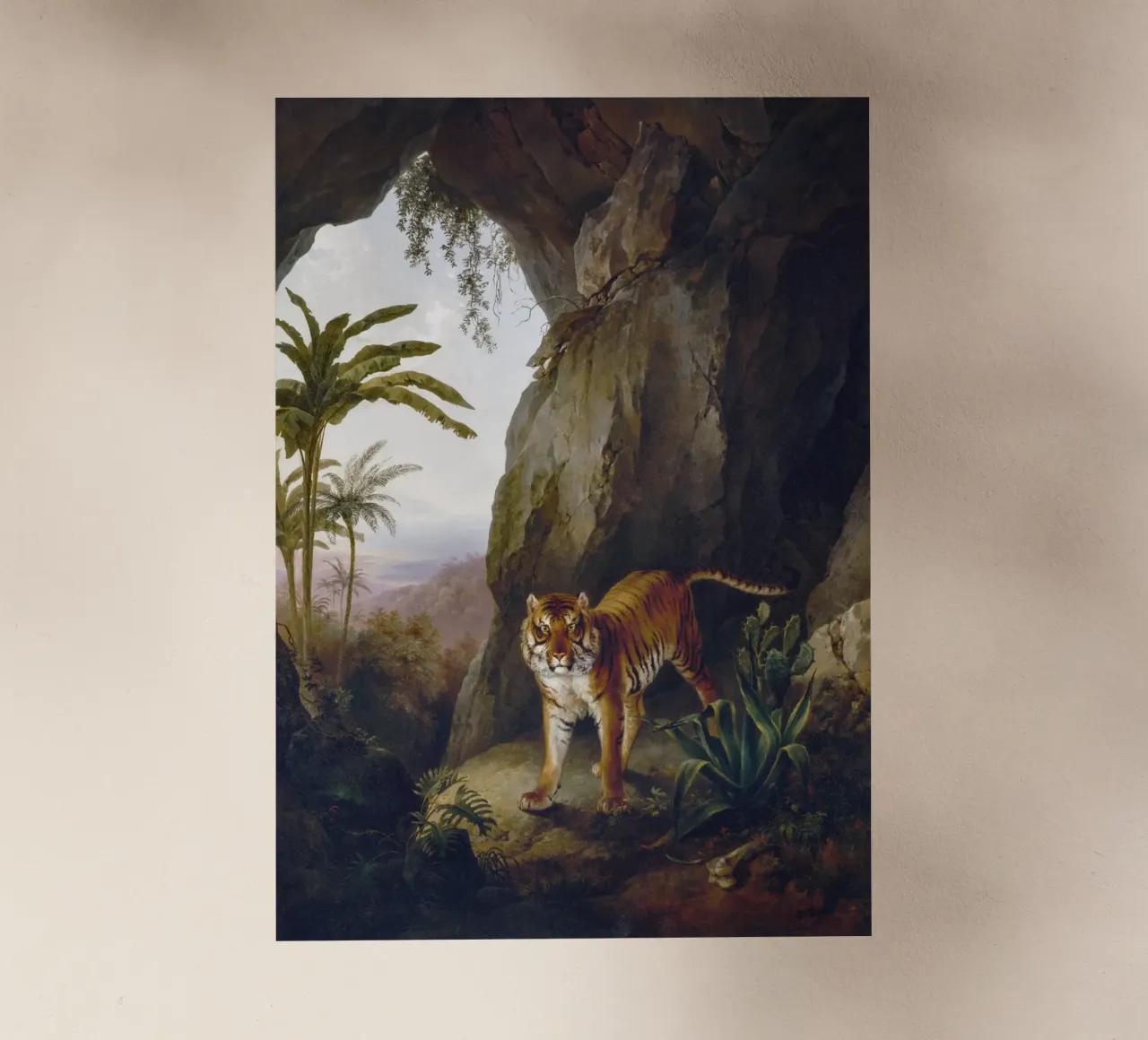 Tiger in a Cave pellicola backlit da vintageshop