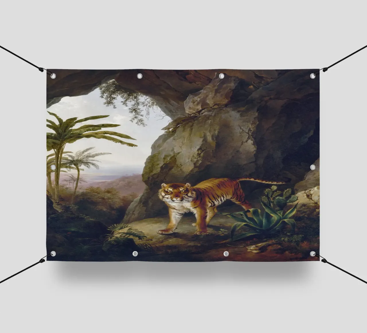 Tiger in a Cave telo in pvc da vintageshop
