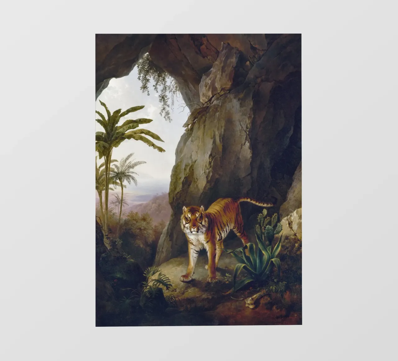 Tiger in a Cave telo in pvc da vintageshop