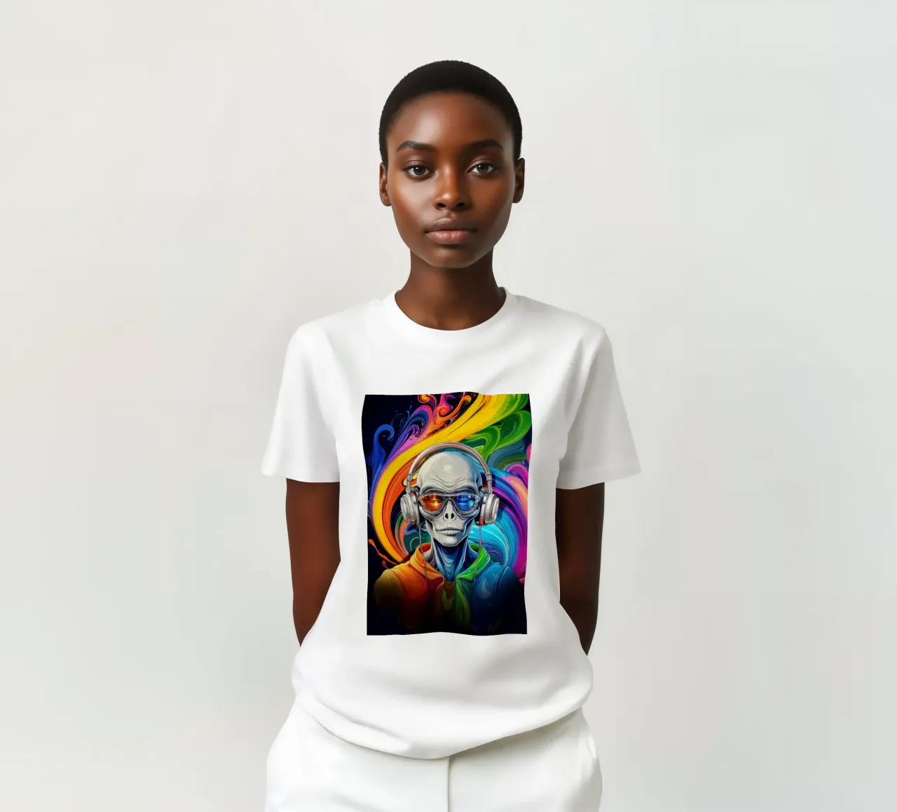Vibrazioni cosmiche t-shirt da aurapixo