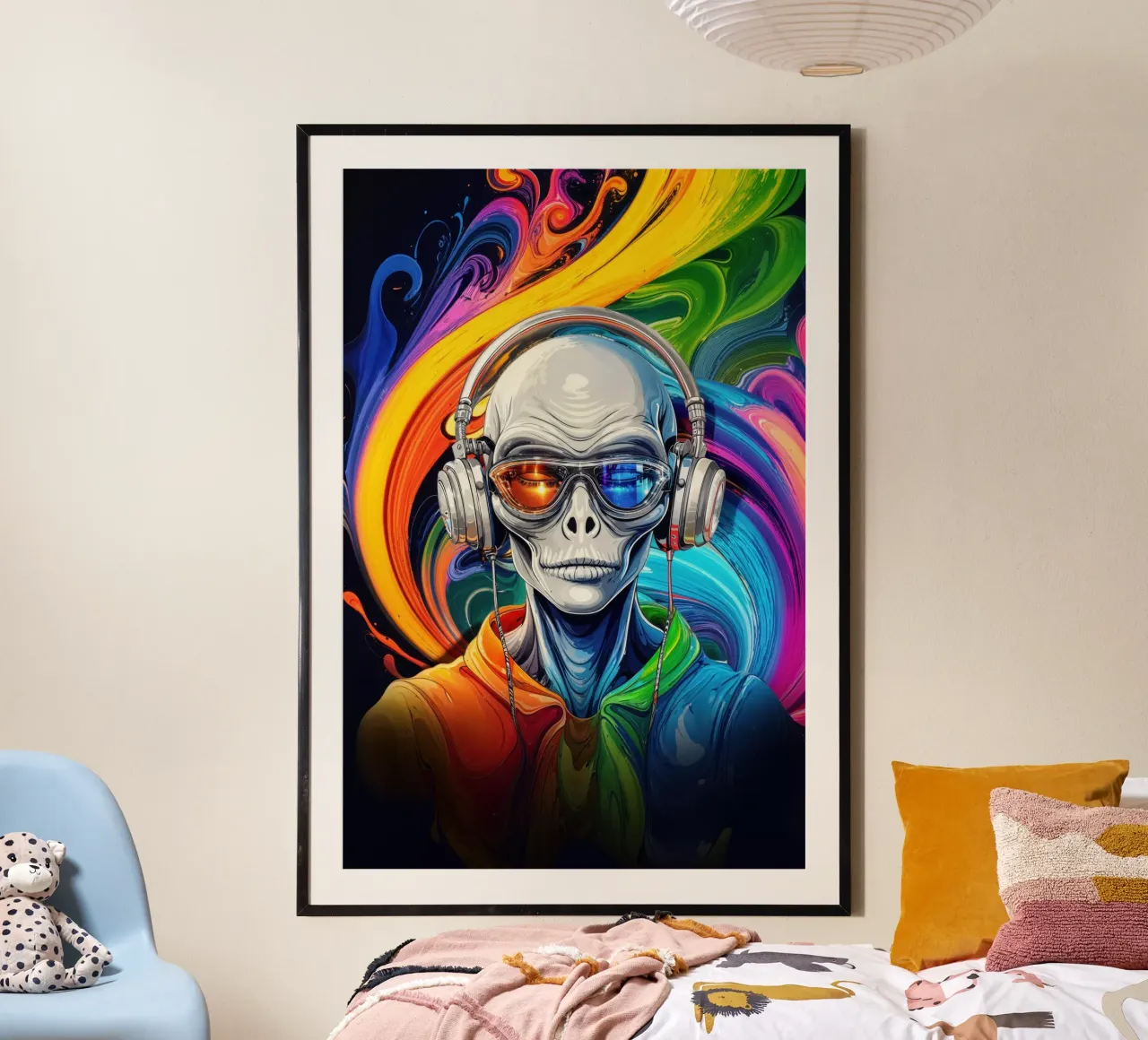 Kosmische Vibes Hahnemühle von aurapixo