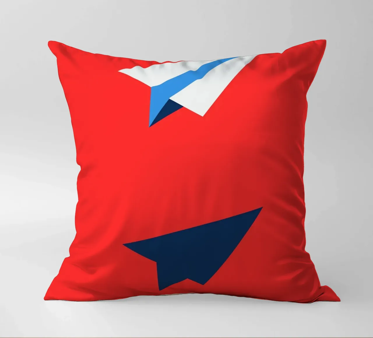 Paper Airplane with Shadow cuscino da ramosashop
