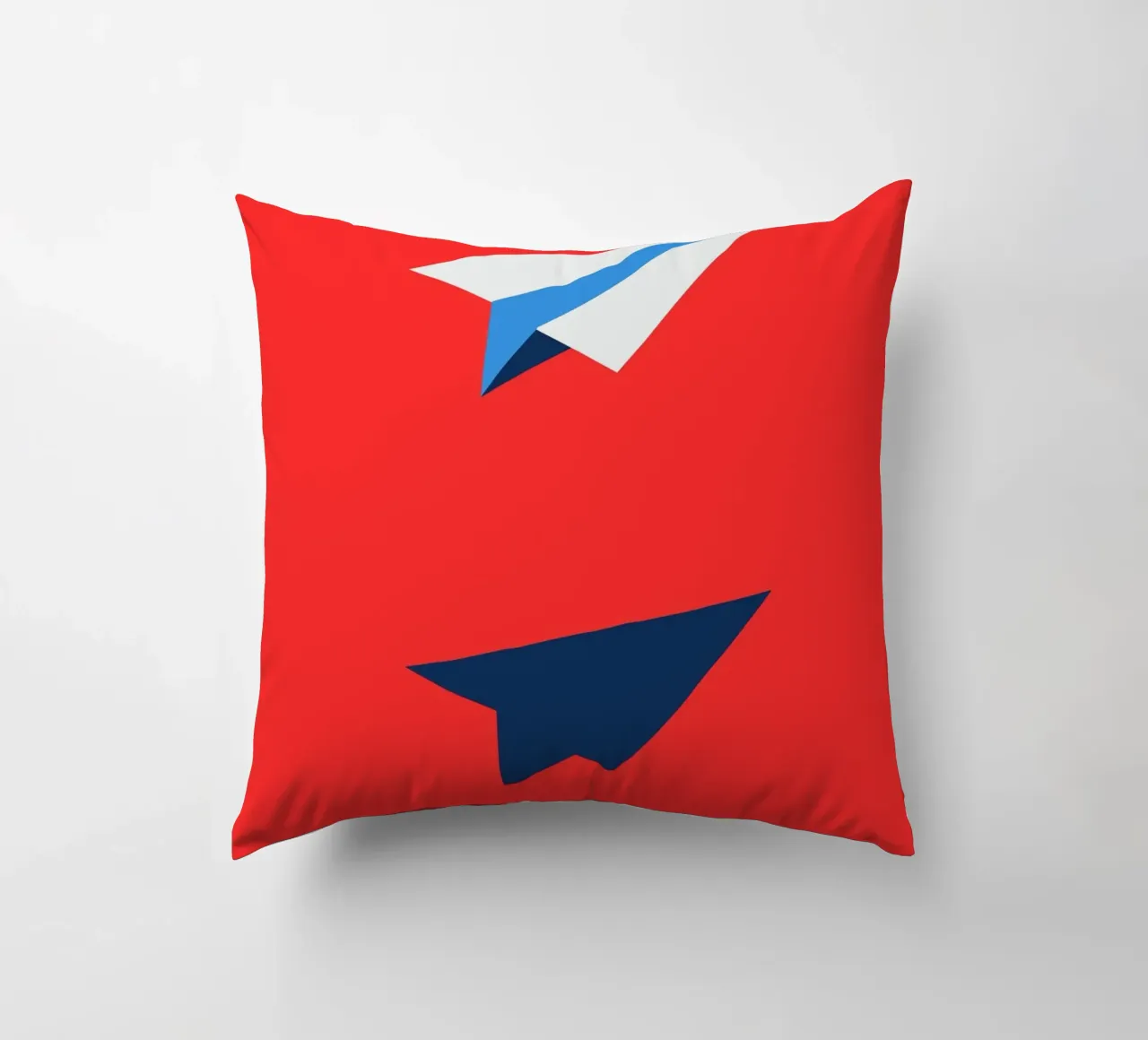 Paper Airplane with Shadow cuscino da ramosashop