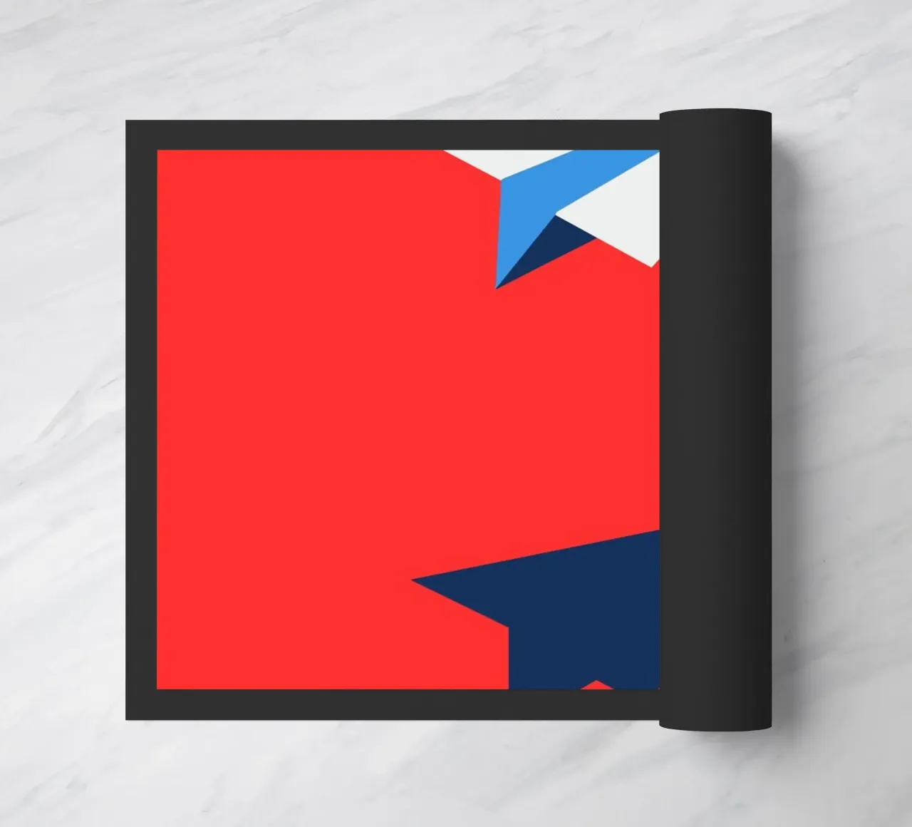 Paper Airplane with Shadow zerbino da ramosashop