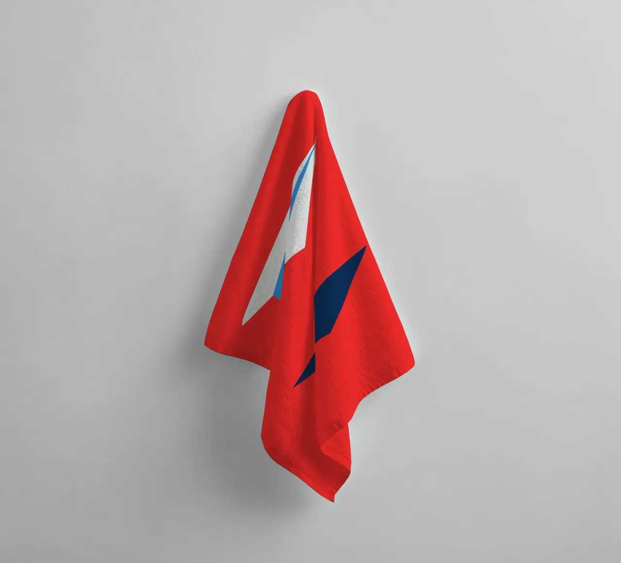 Paper Airplane with Shadow asciugamano da bagno da ramosashop