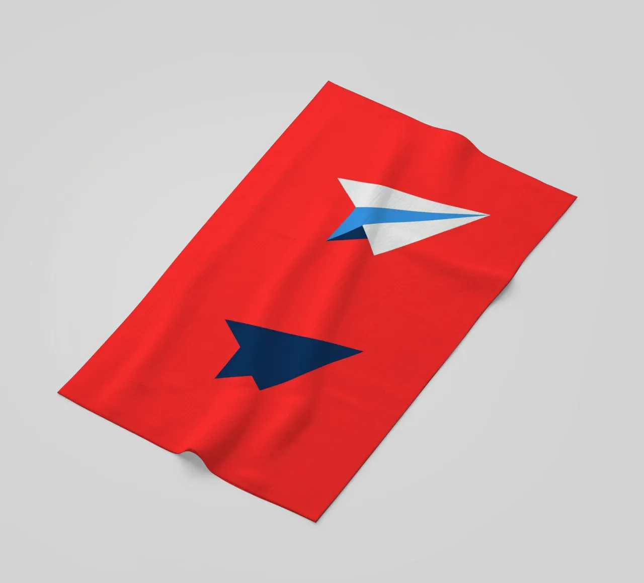 Paper Airplane with Shadow telo mare da ramosashop