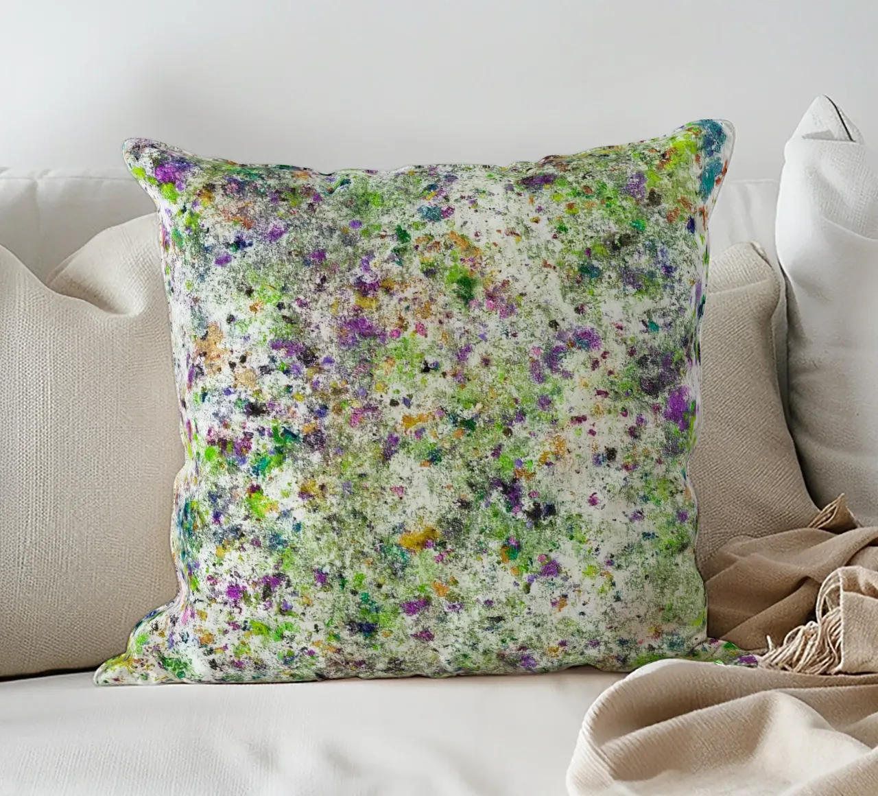 Abstract Artwork Colorful #5 cuscino da kathrinmay
