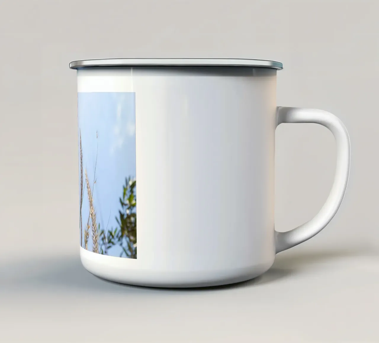 Giardino tranquillo #1 tazza in smalto da rafael campezato