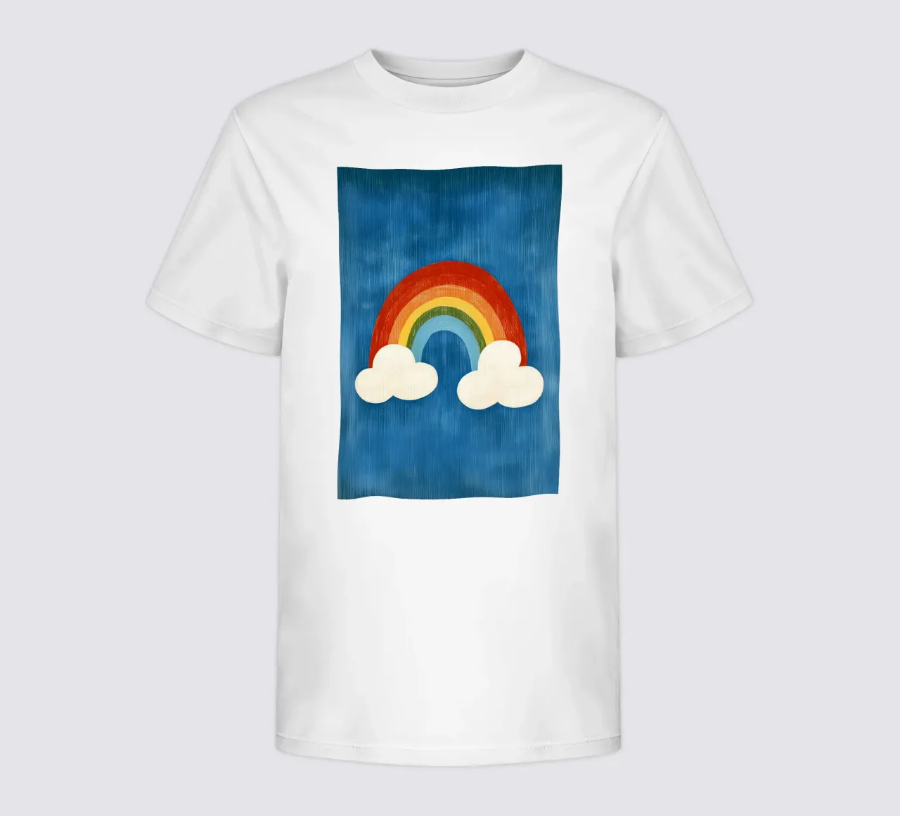 Arcobaleno t-shirt bambini da Curious Canvas