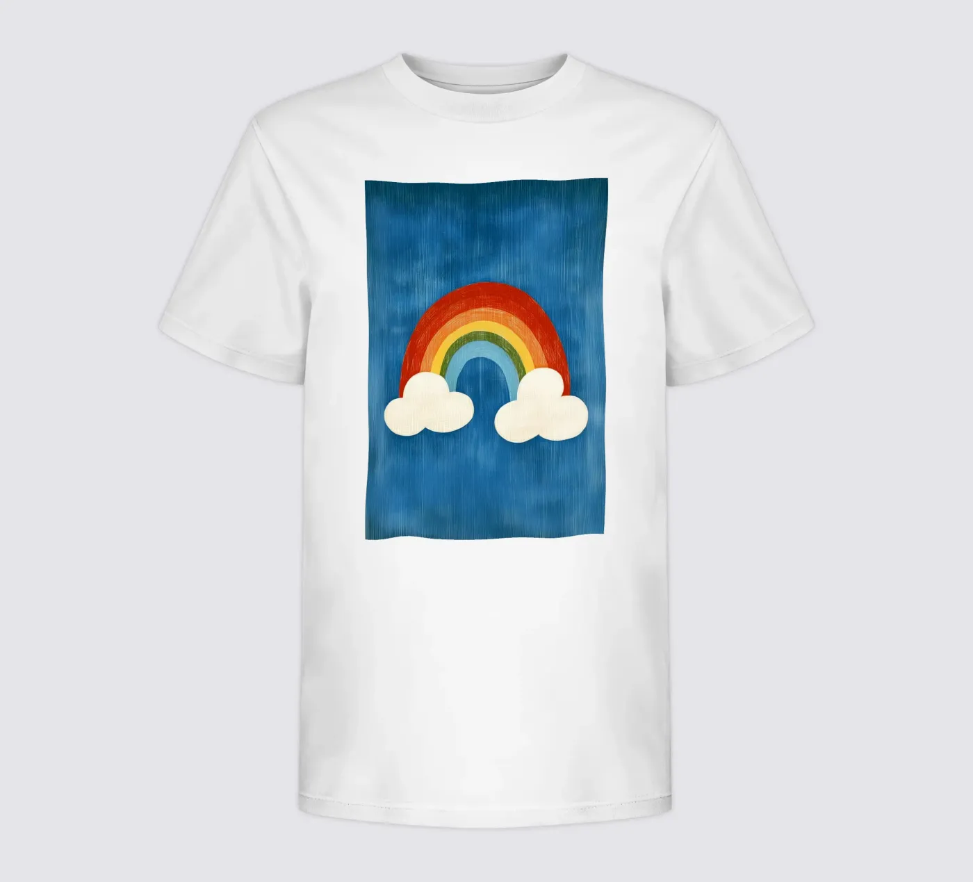 Rainbow kinder t-shirt van Curious Canvas