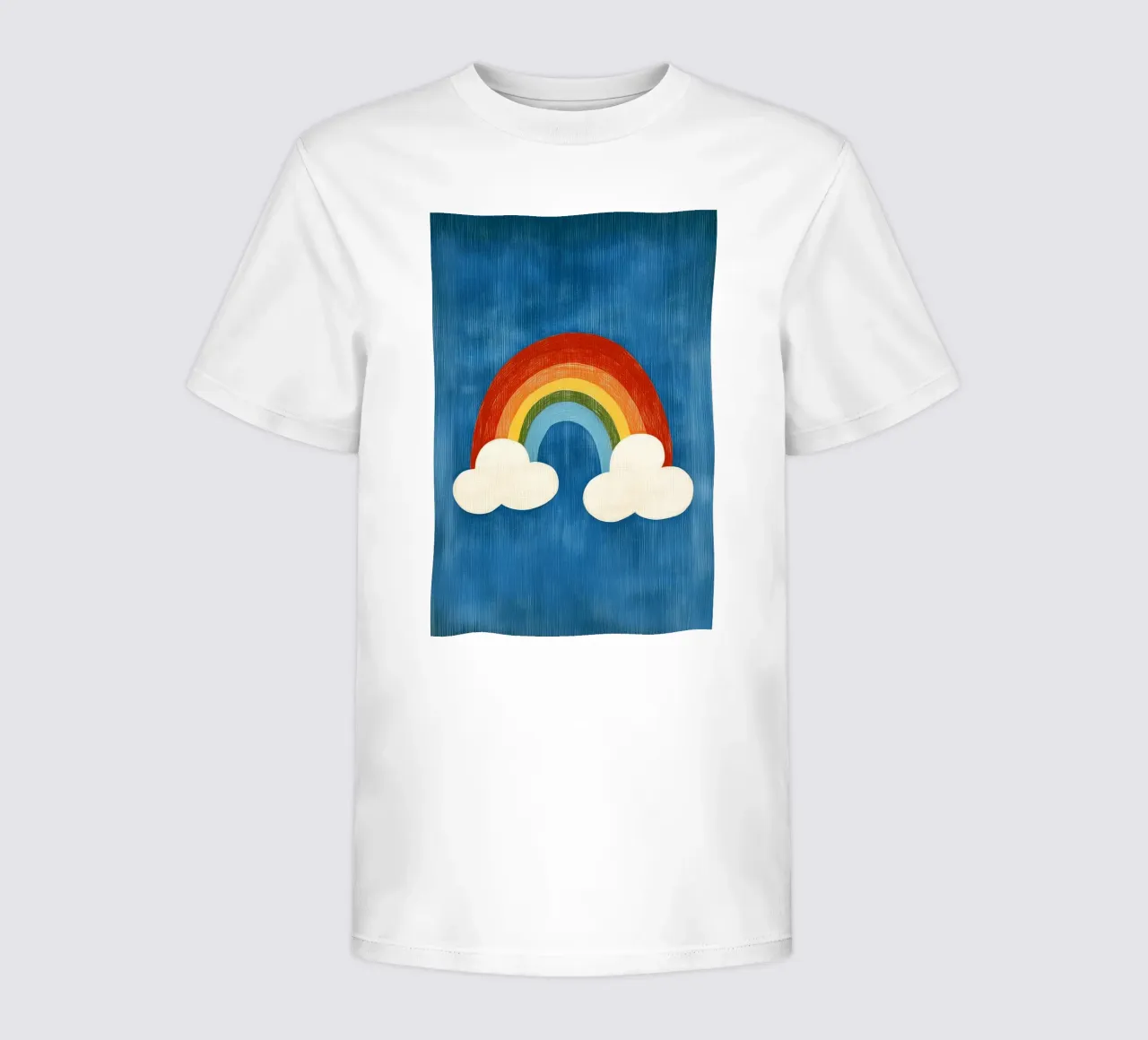Arcobaleno t-shirt bambini da Curious Canvas