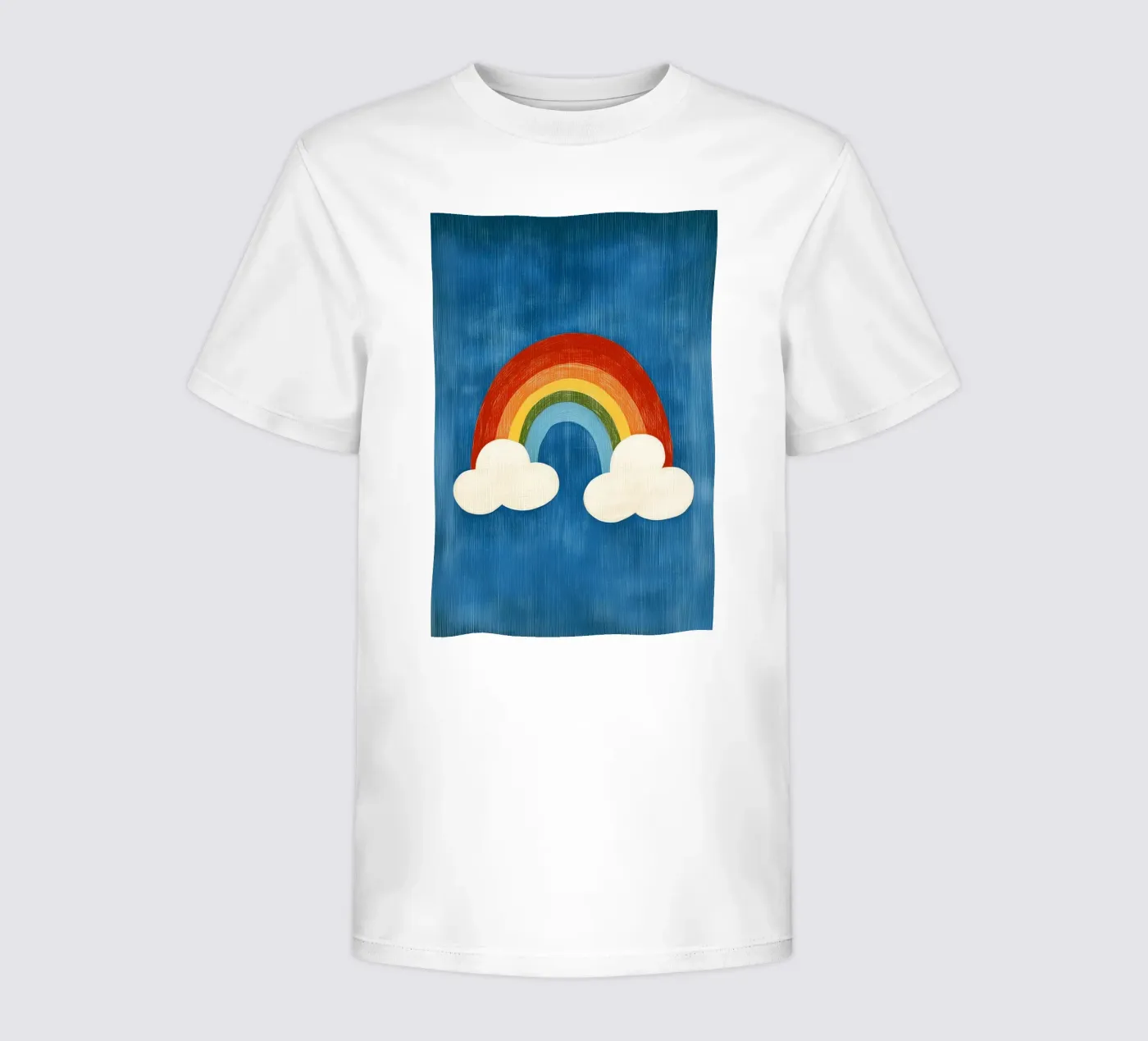 Rainbow kinder t-shirt van Curious Canvas
