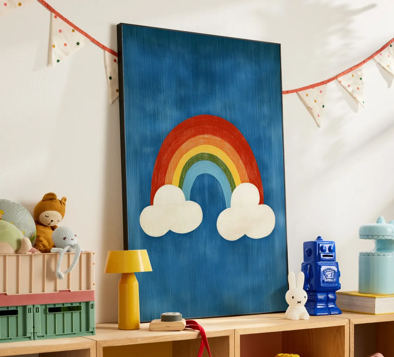 Arcobaleno alluminio dibond da Curious Canvas