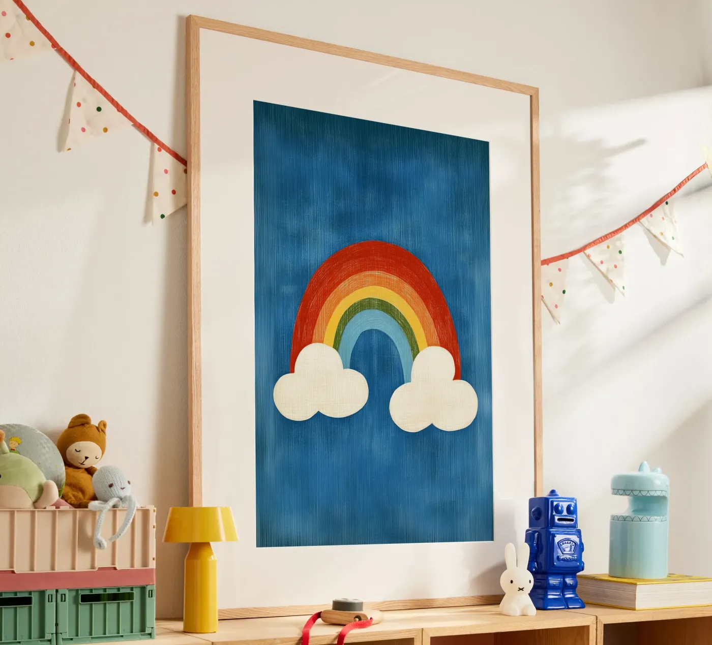 Regenbogen Poster von Curious Canvas