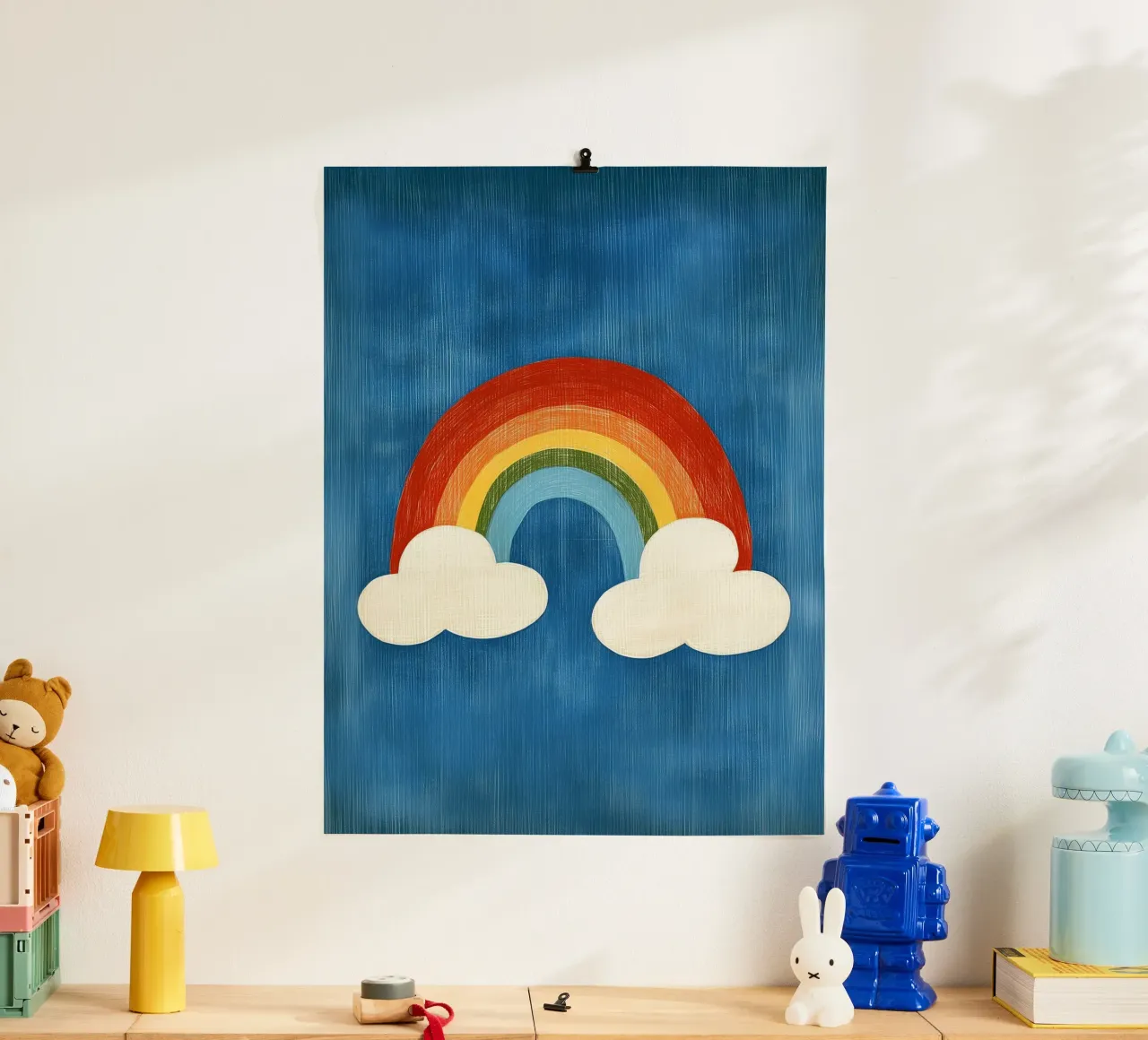 Rainbow poster by Curious Canvas