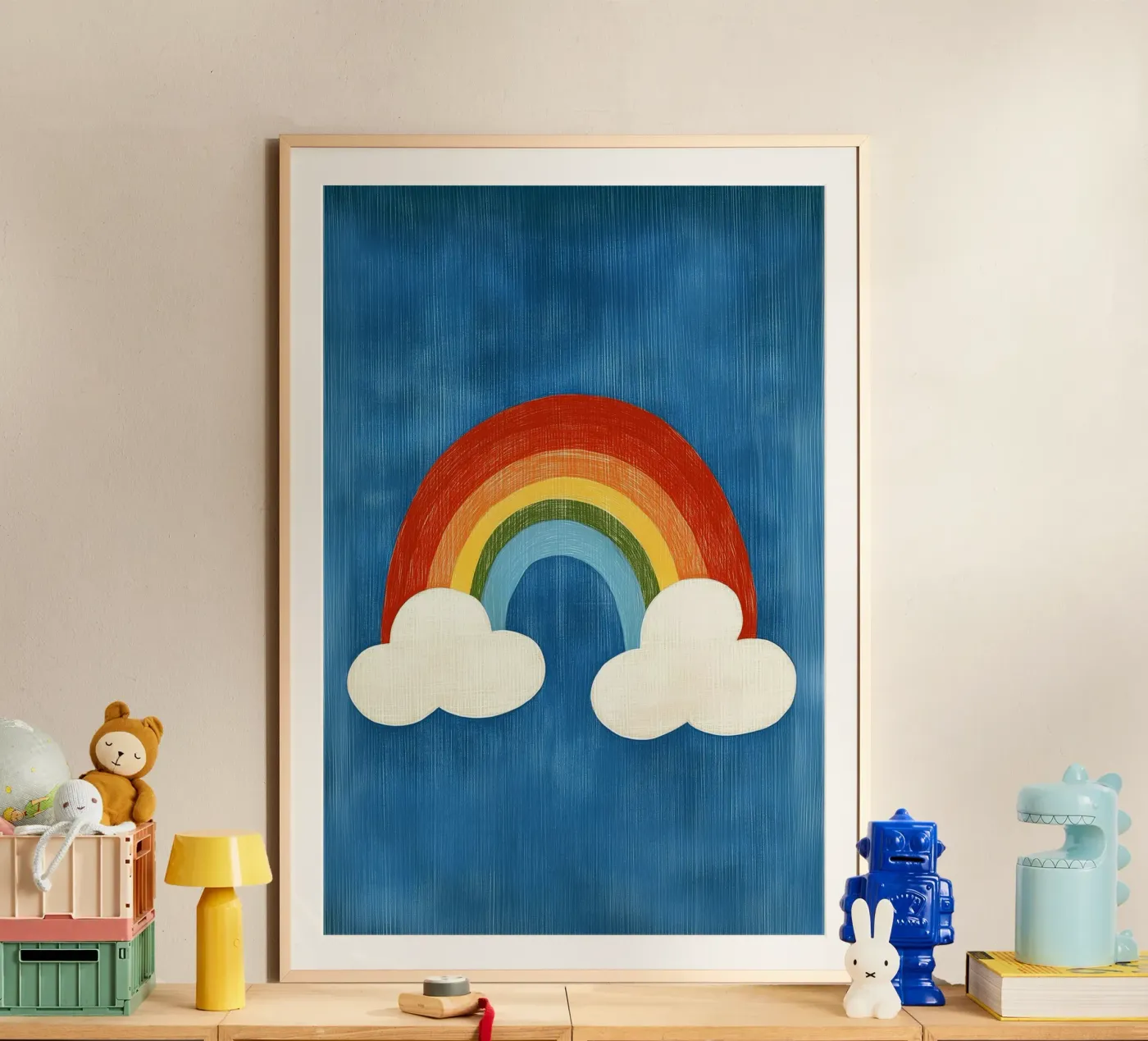 Regenbogen Poster von Curious Canvas
