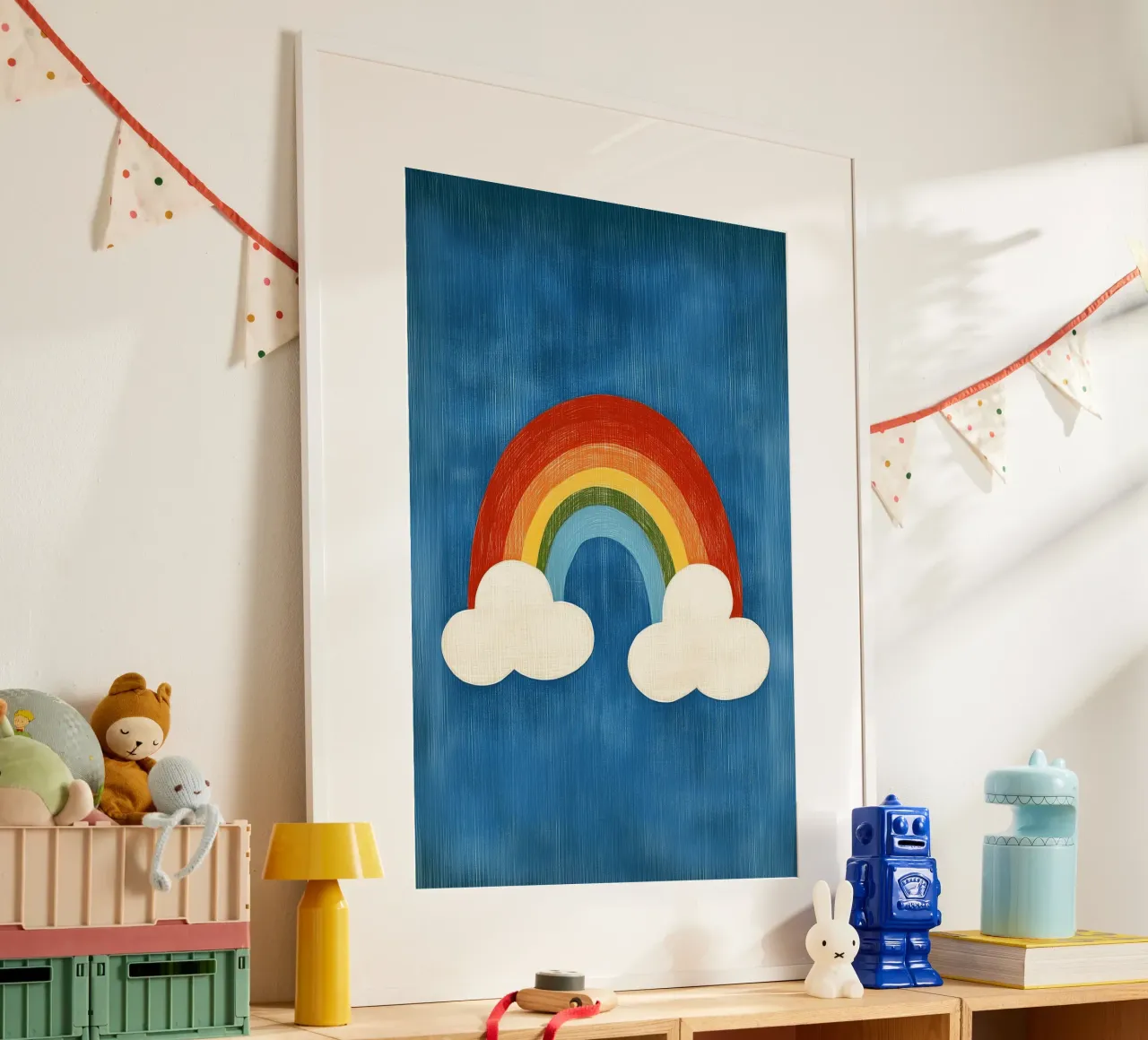 Rainbow poster by Curious Canvas